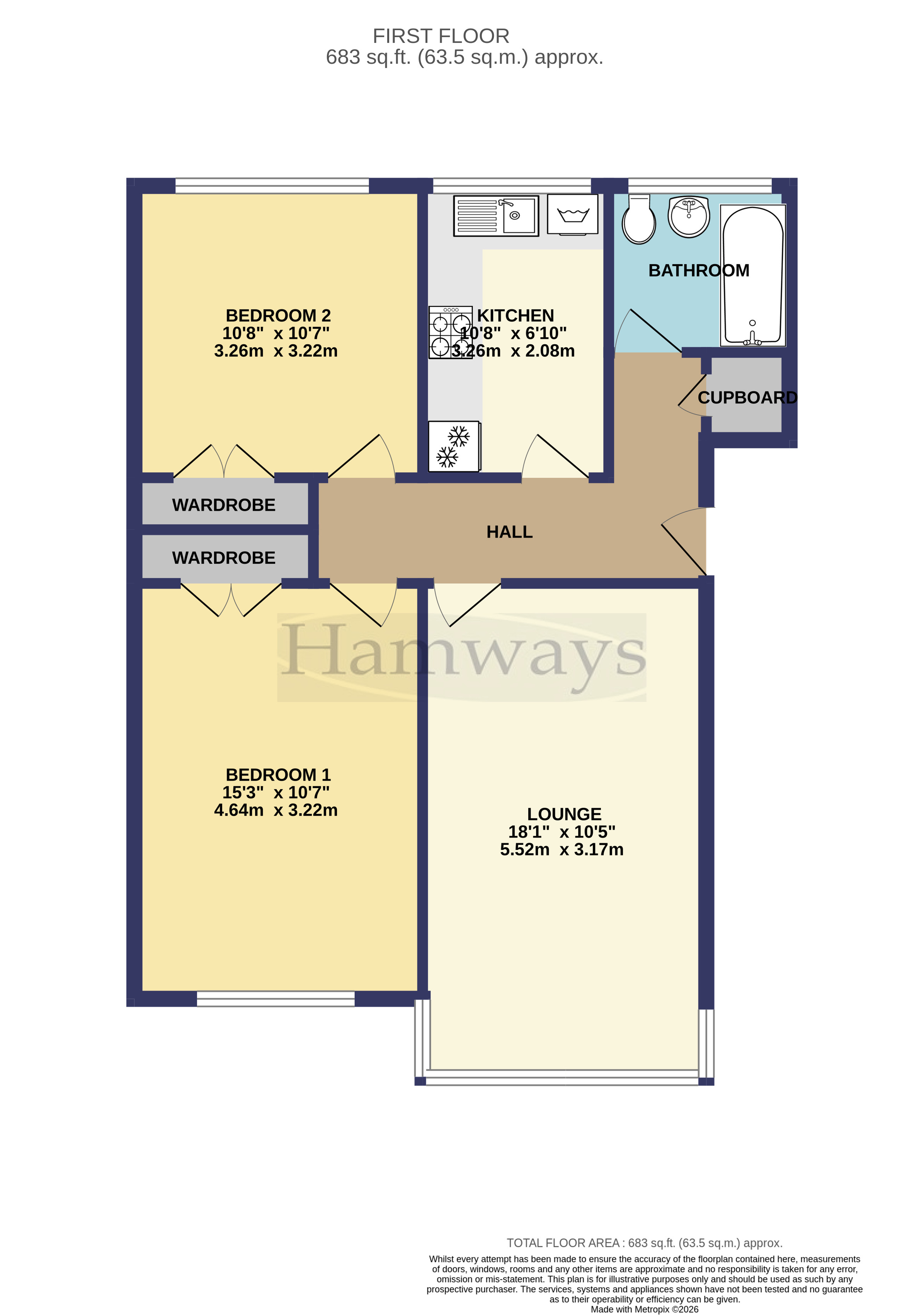 13 Lavender Court, West Molsey floorplan
