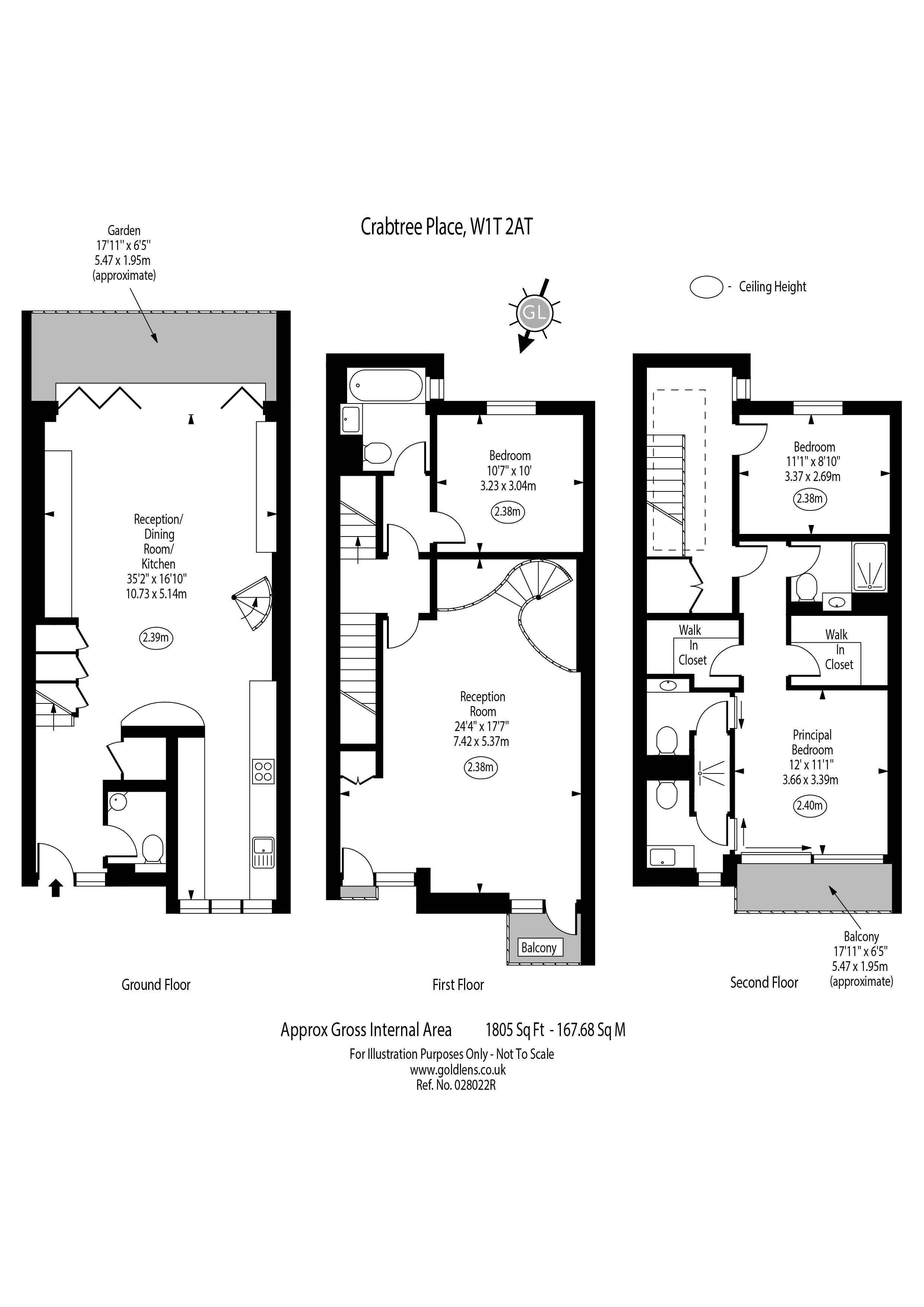 4, Crabtree Place, London floorplan