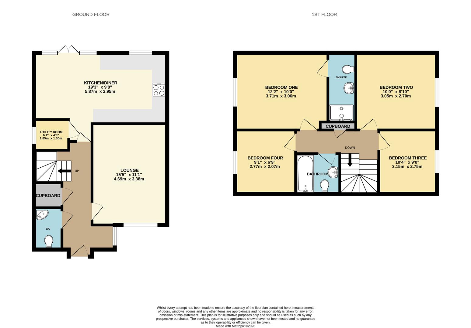 52, Wooller Street, Eastbourne floorplan