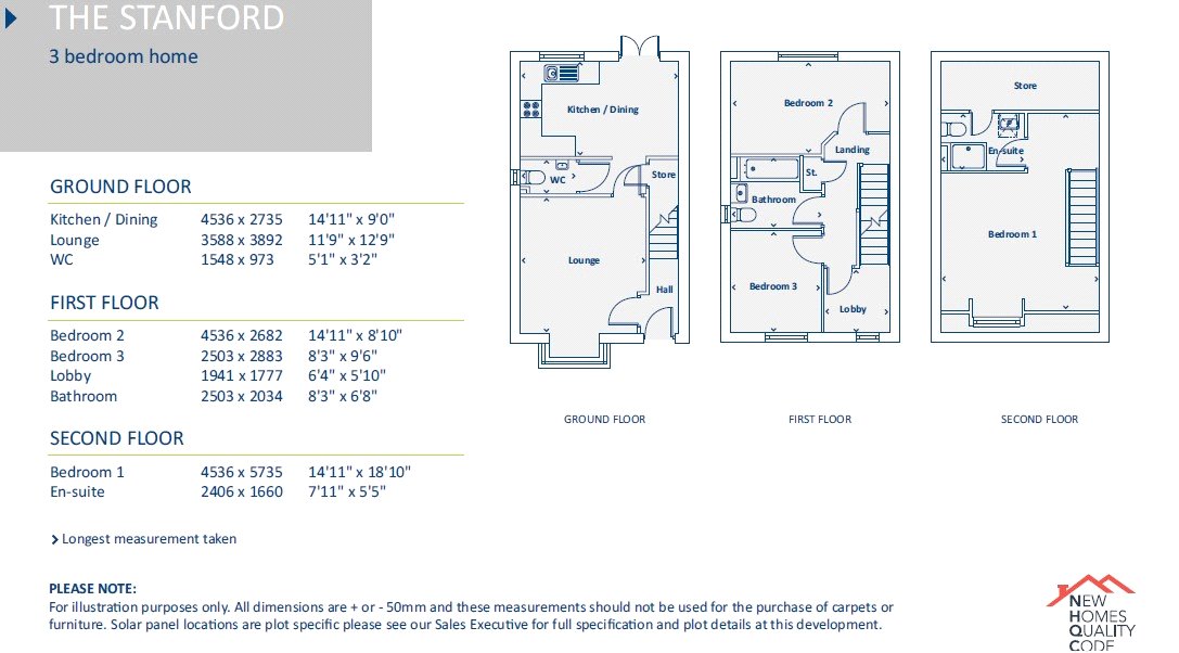 The Seasons - The Stanford,, Shakespeare Grove, Greater Manchester floorplan