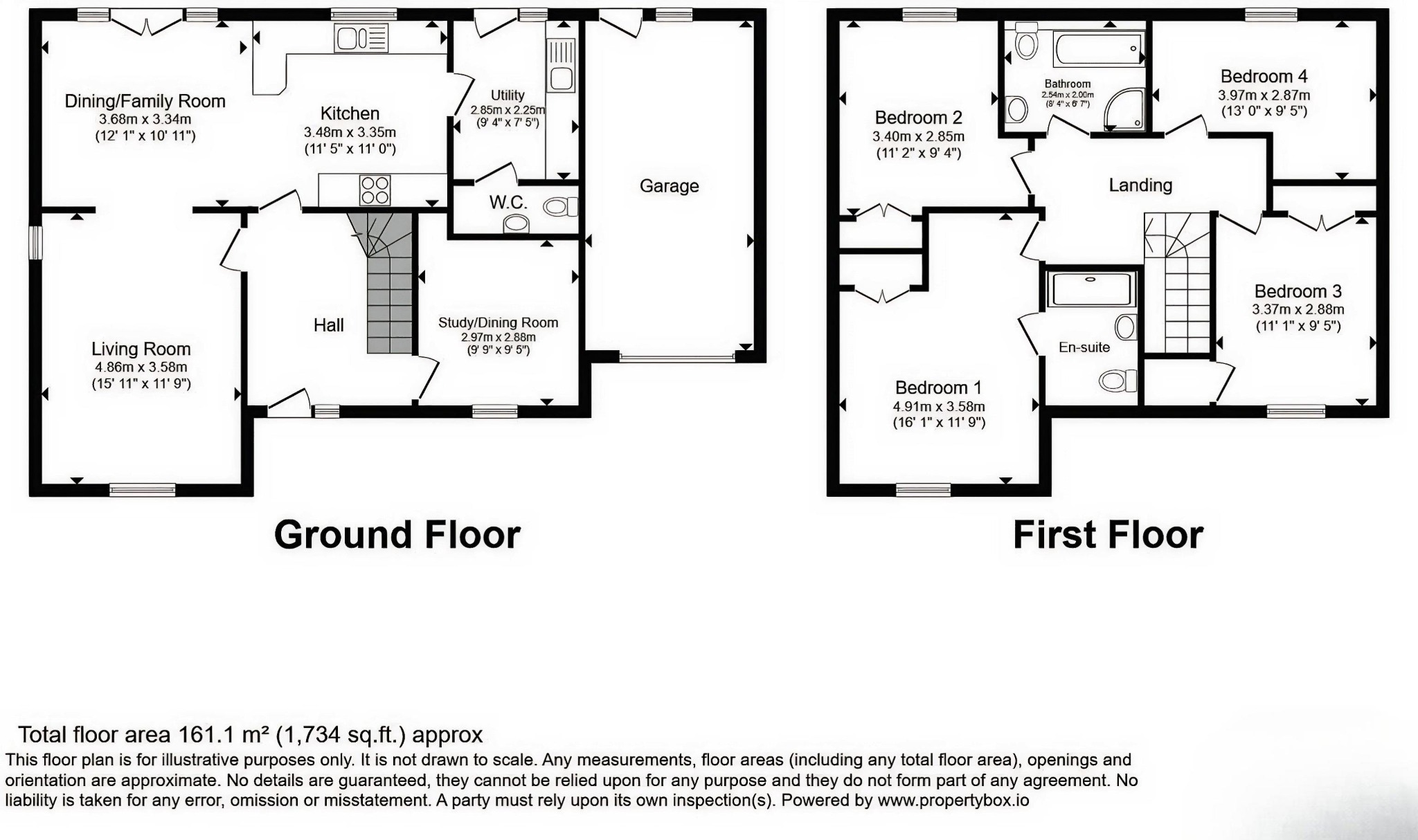 3, Walters Way, Penzance floorplan