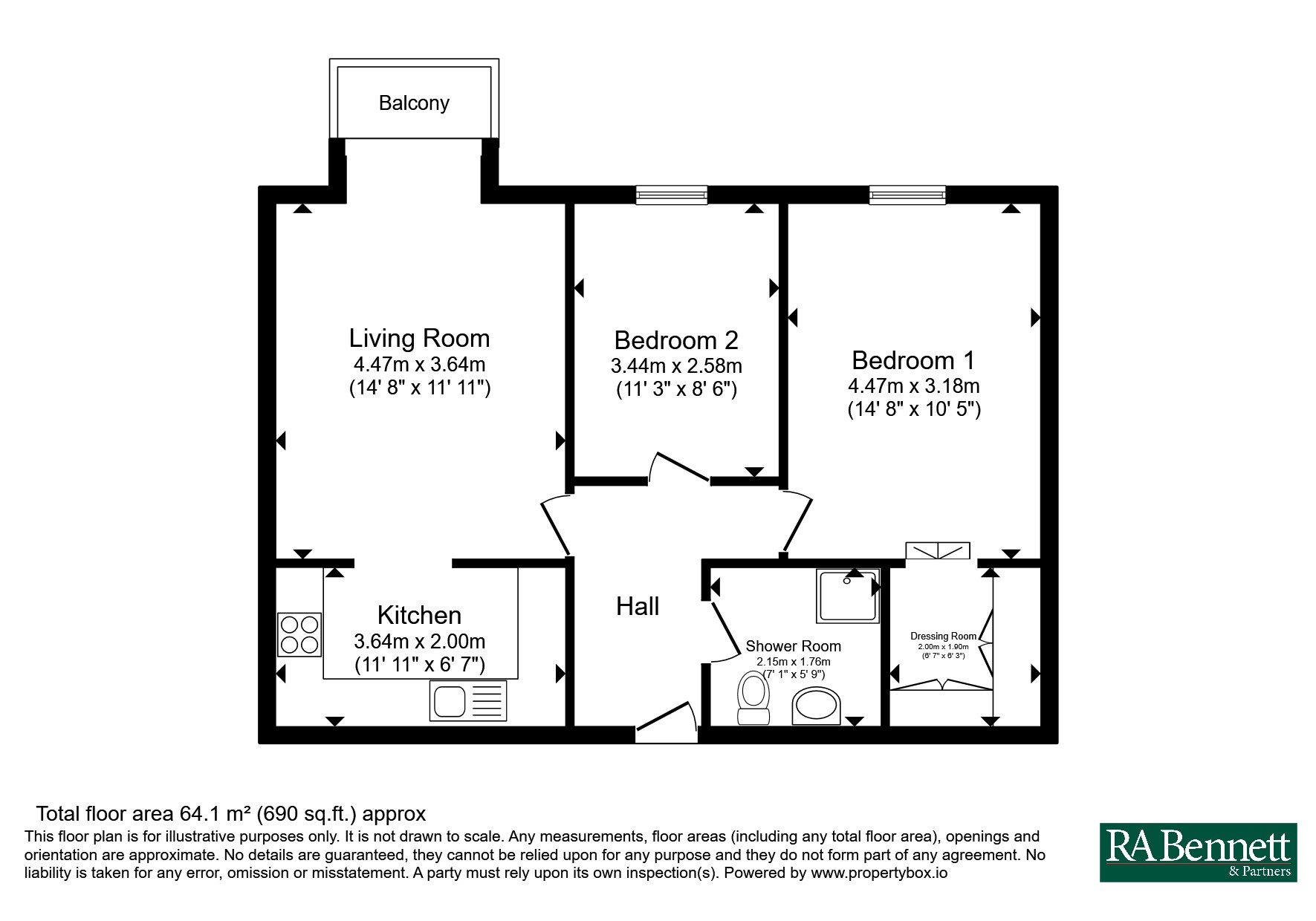Flat 13, Regency Gardens,, Sandford Road, Gloucestershire floorplan