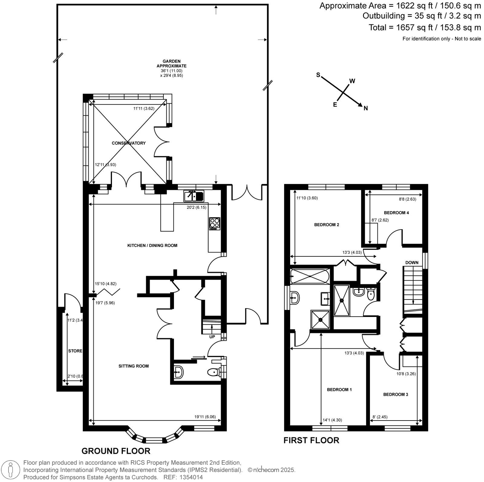 23, Cotswold Close, Kingston Upon Thames floorplan