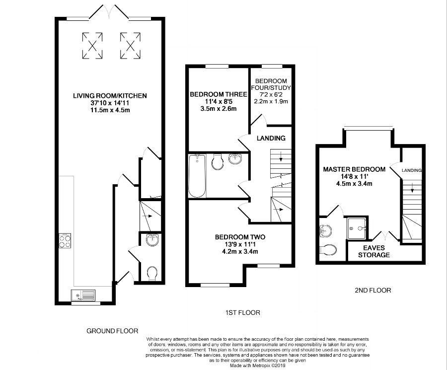 4 Bedrooms End terrace house for sale in Addlestone, Surrey KT15