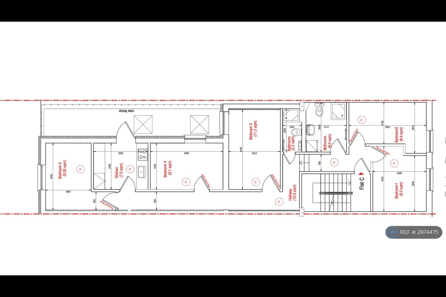Flat C  Chalton Street, London floorplan