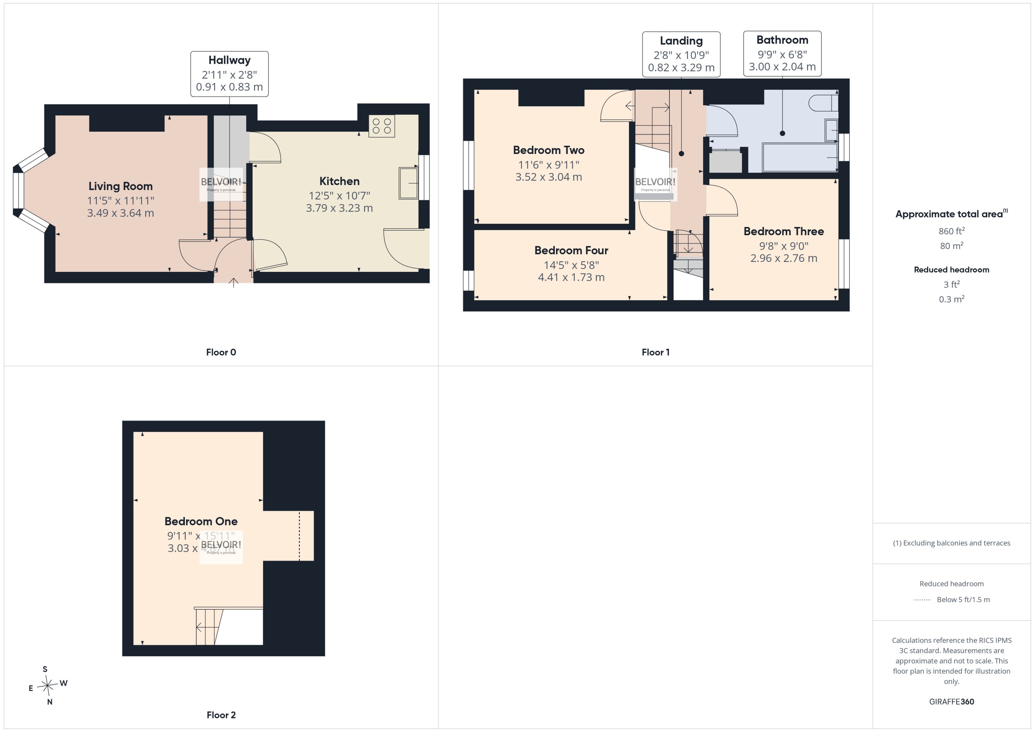 316, Edmund Road, Sheffield floorplan