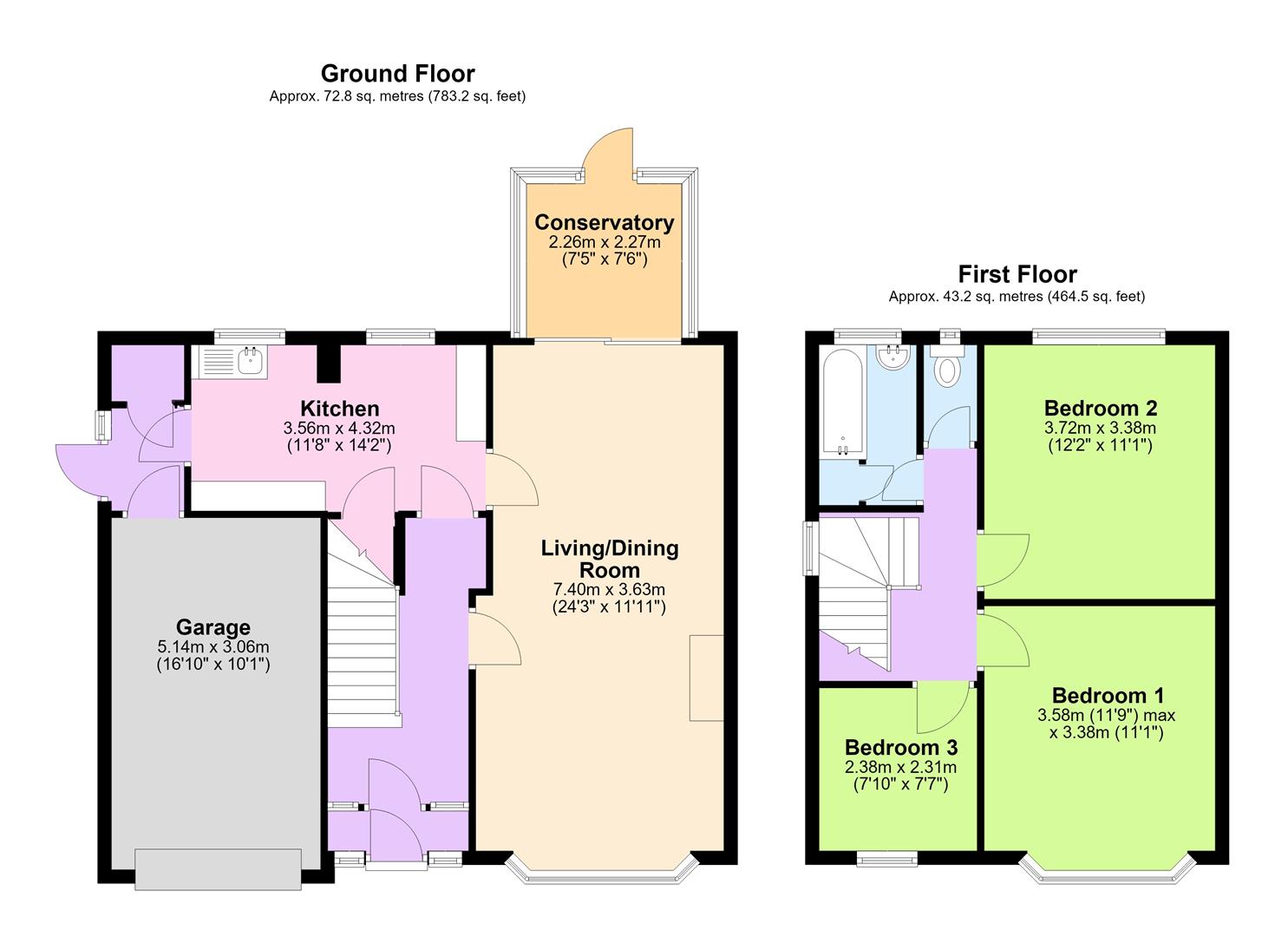 69, Seaton Avenue, Hereford floorplan