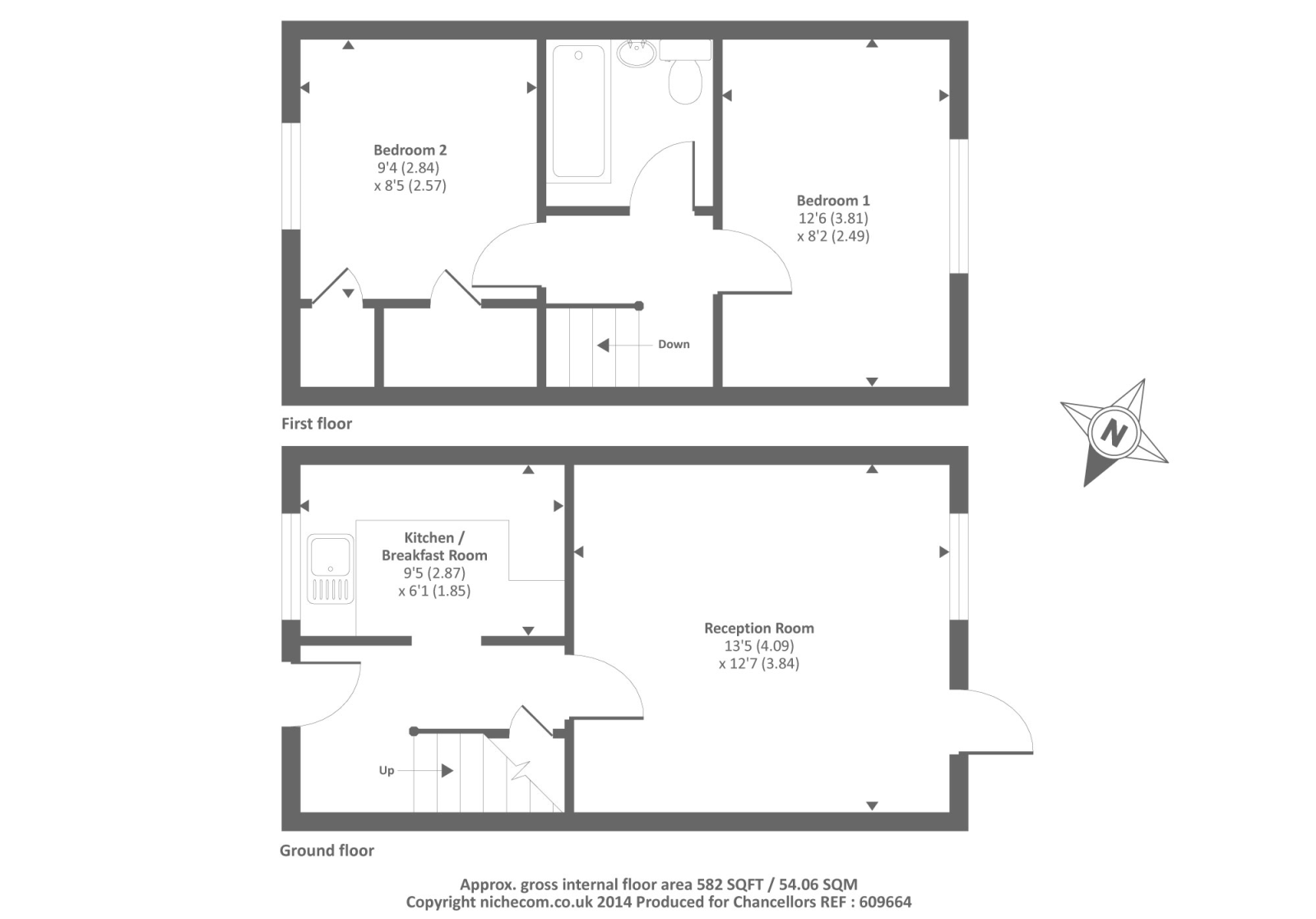 2 Bedrooms Terraced house to rent in Didcot, Oxfordshire OX11