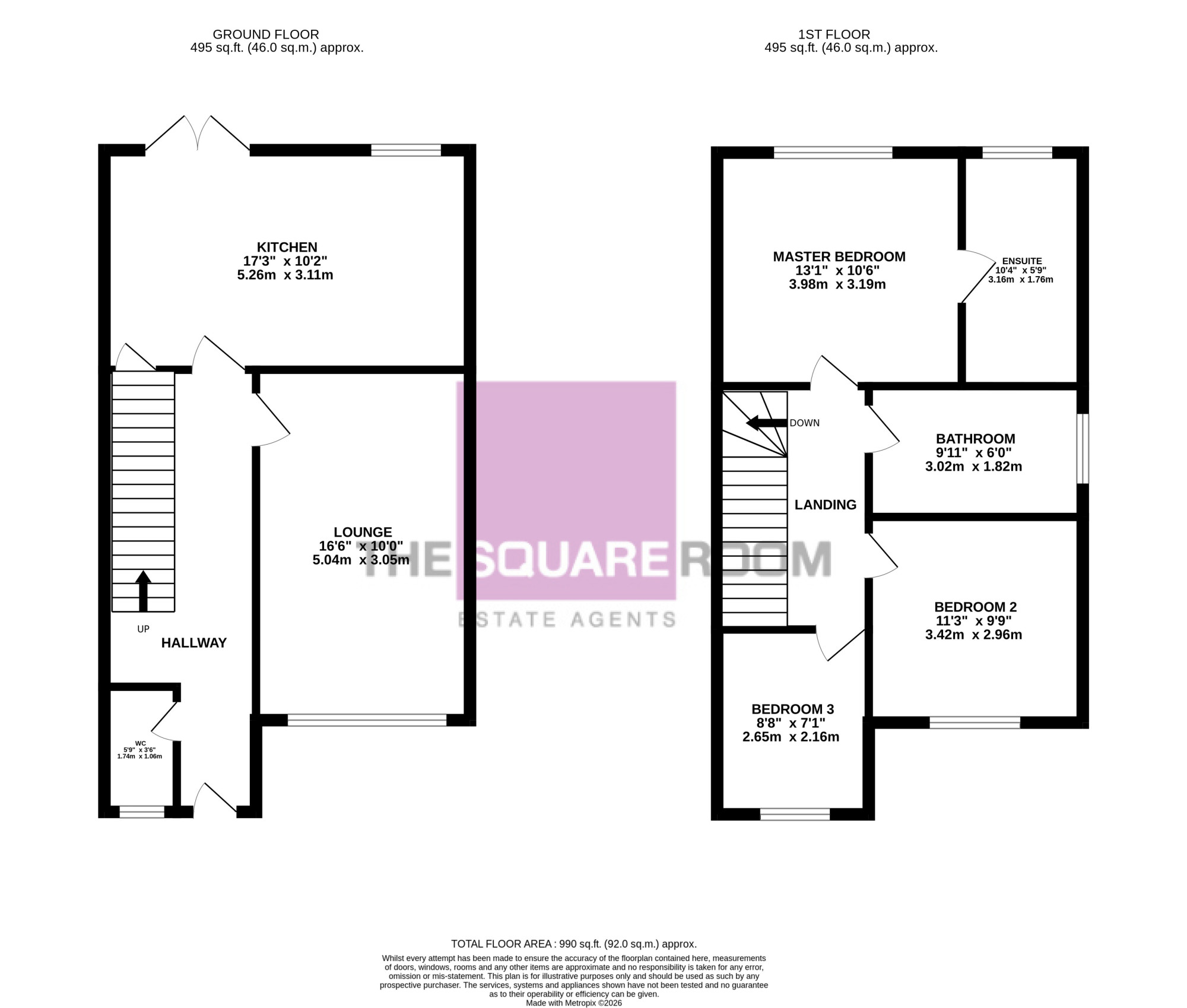 15, Laurel Avenue, Elswick floorplan