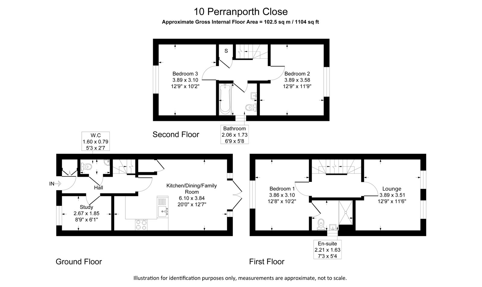 10, Perranporth Close, Warrington floorplan