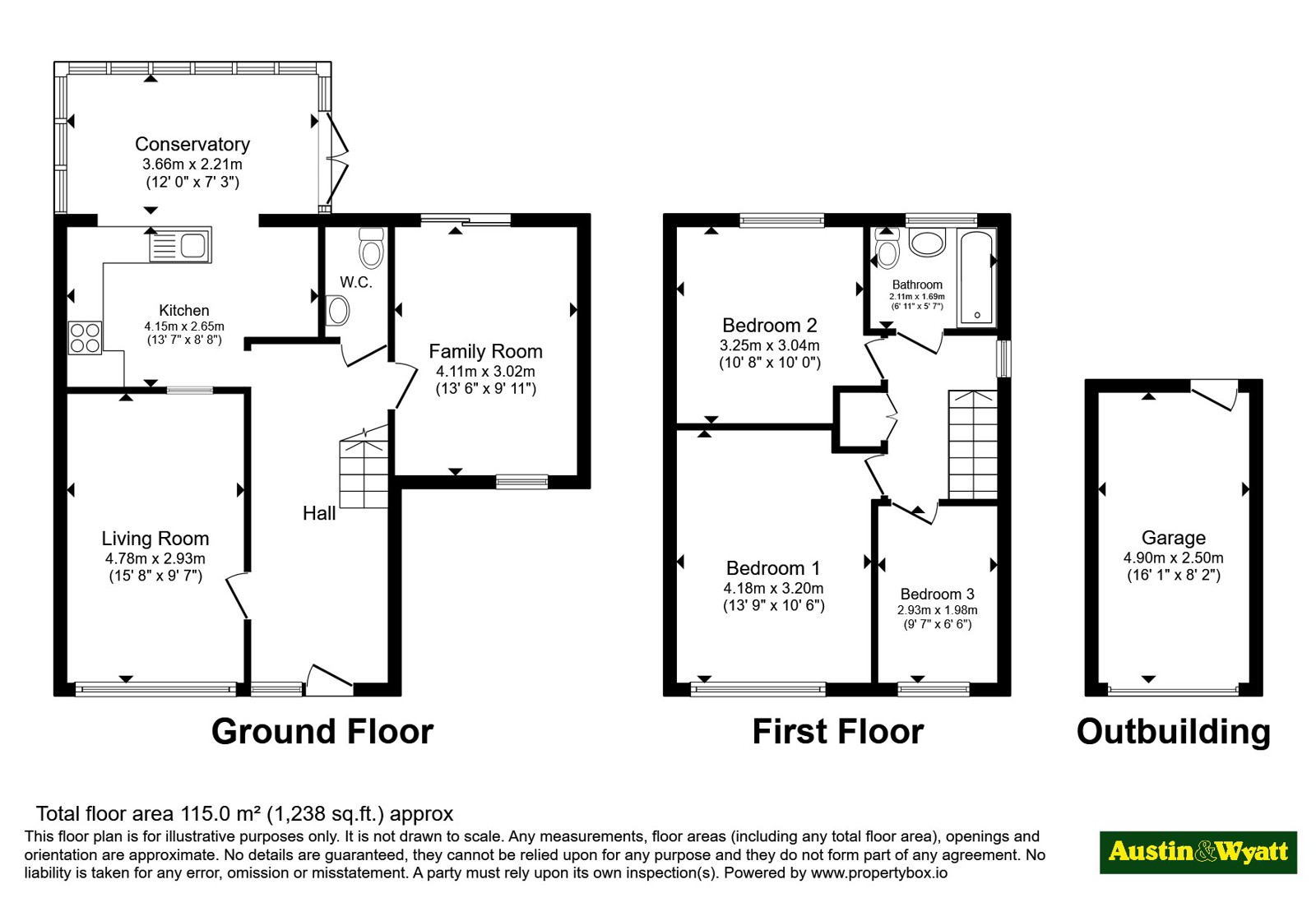 38, Gussage Road, Dorset floorplan