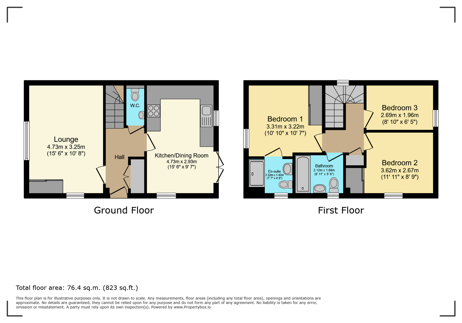 9 Baynton Close, Westbury floorplan