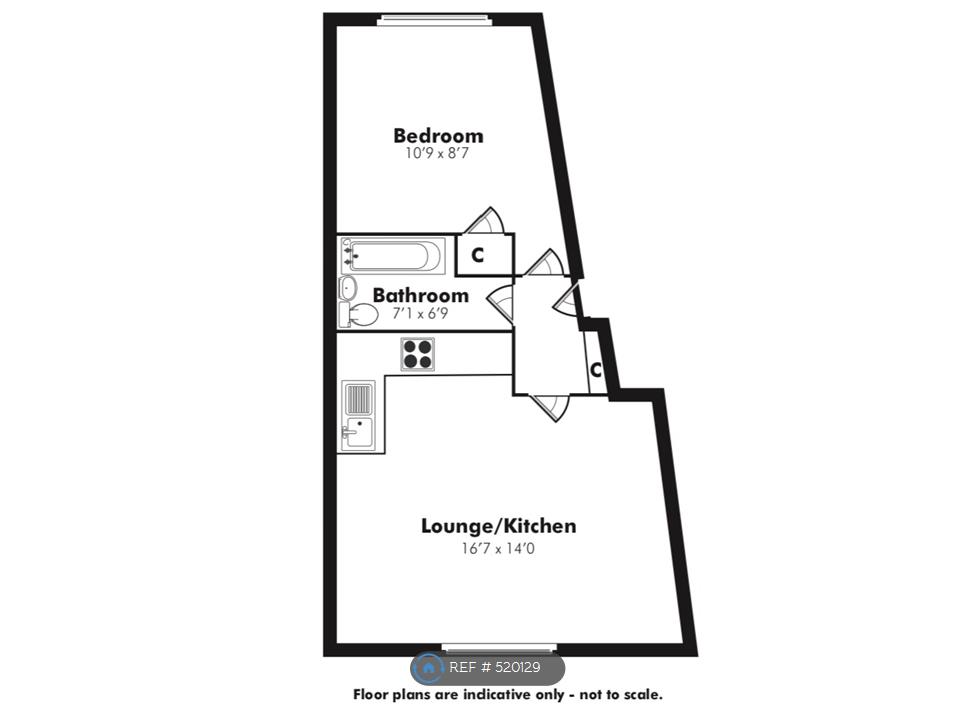 1 Bedrooms Flat to rent in Seedhill Road, Paisley PA1