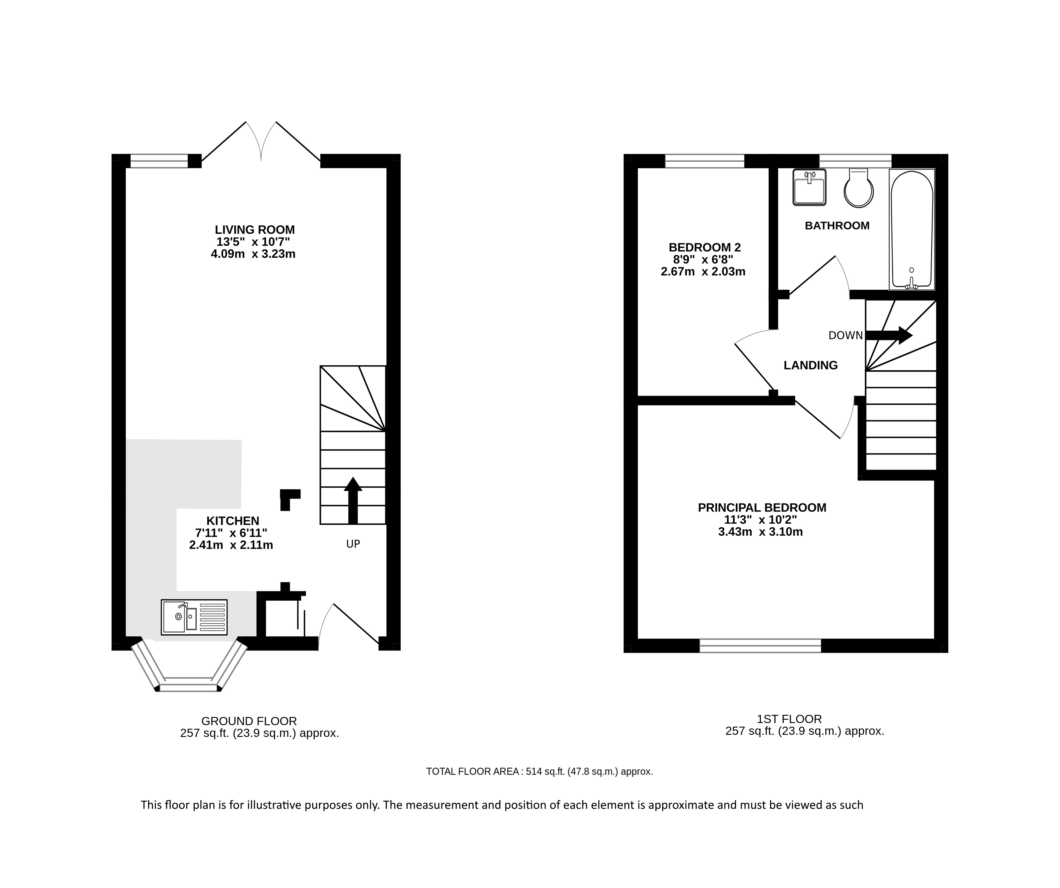 16, Spencer Street, Hertfordshire floorplan