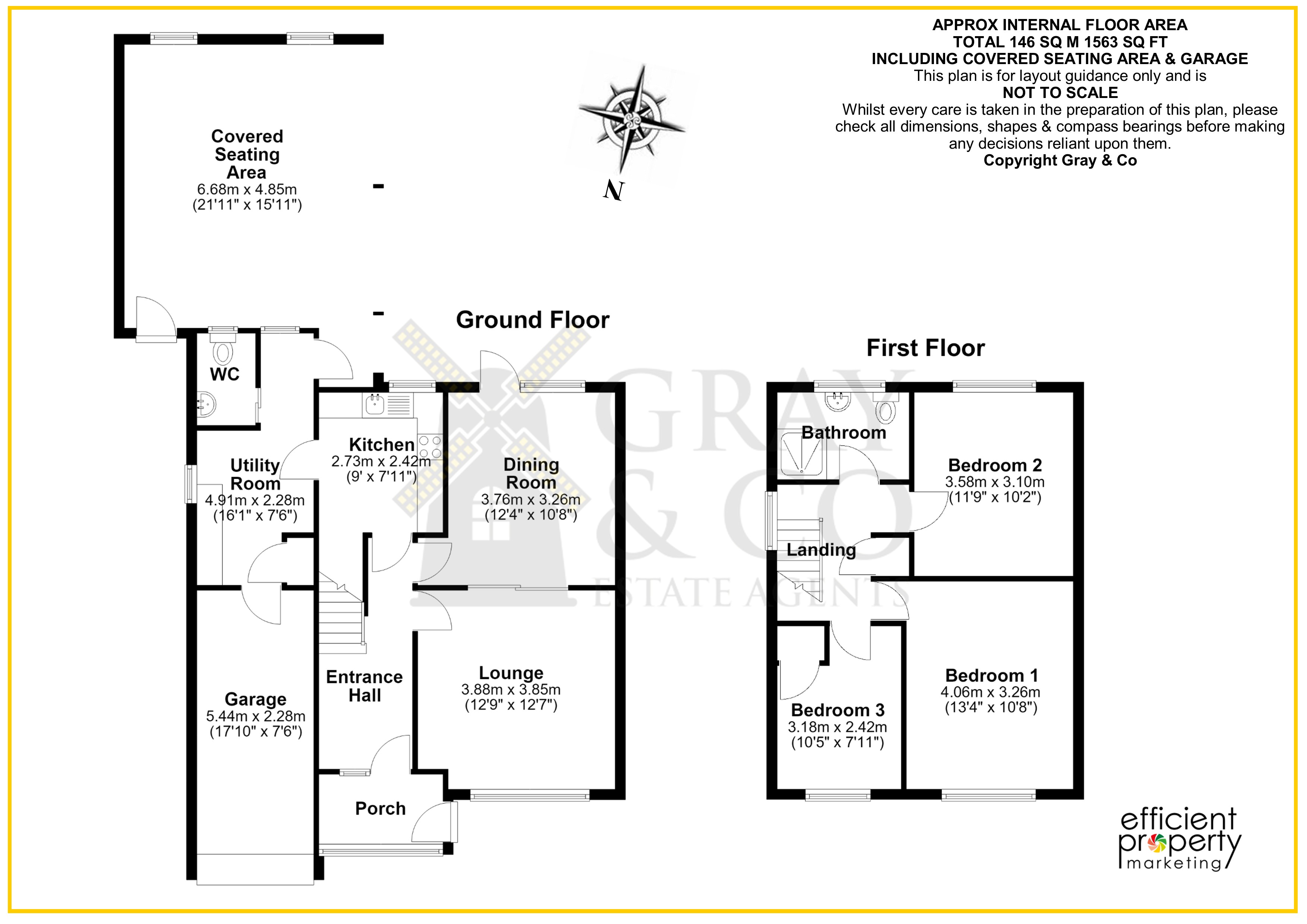 Malgrays , Mill Road, Great Bardfield floorplan