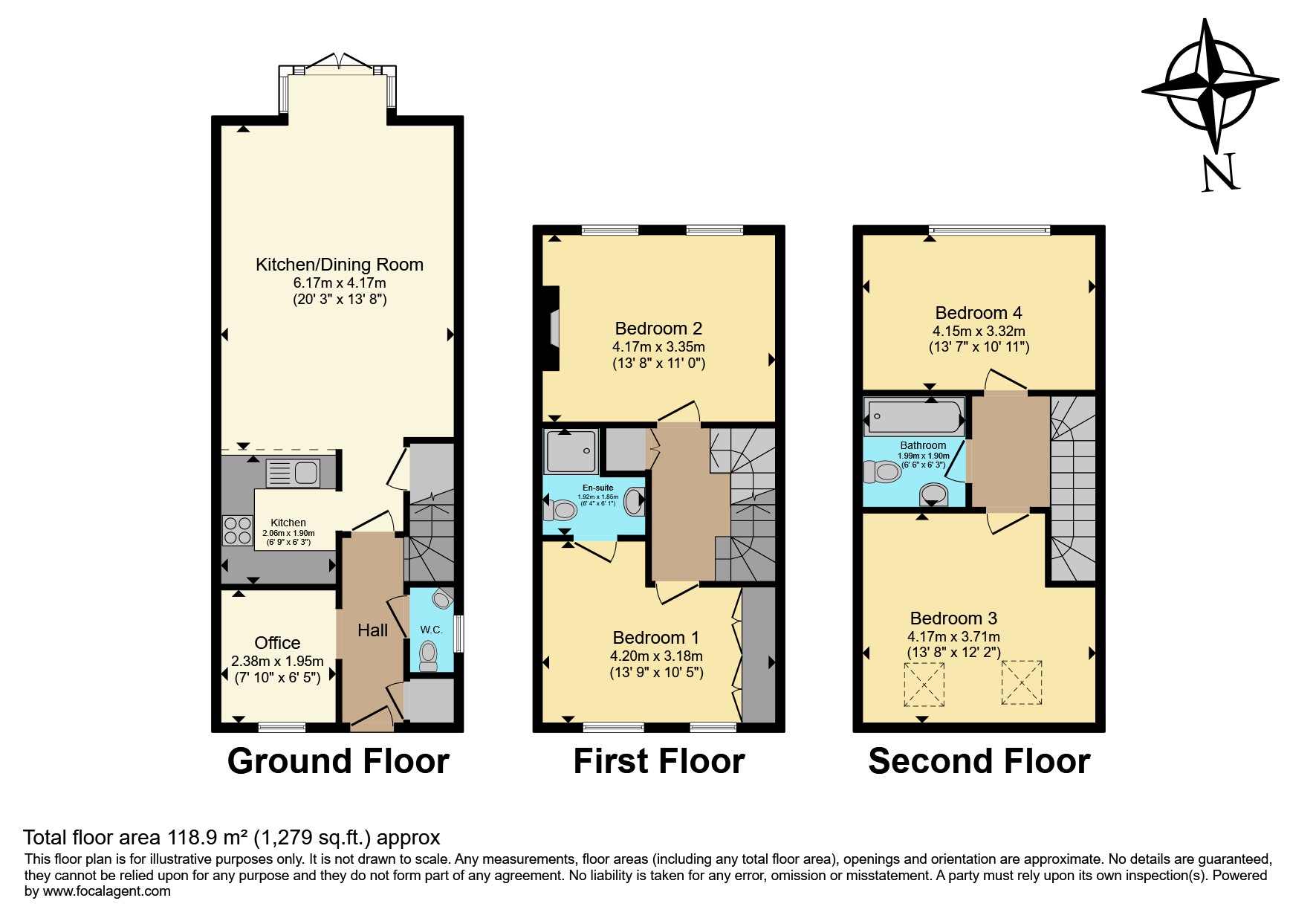 14, Castle Stead Drive, Bradford floorplan
