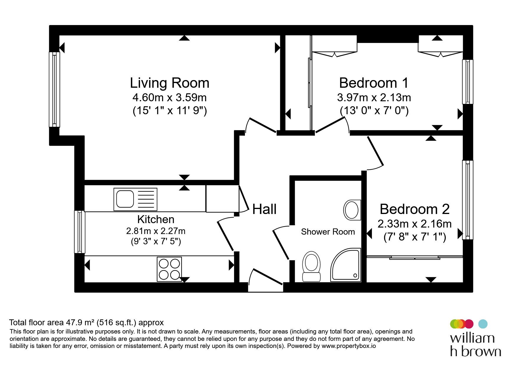5, Harvey Street, Barnsley floorplan