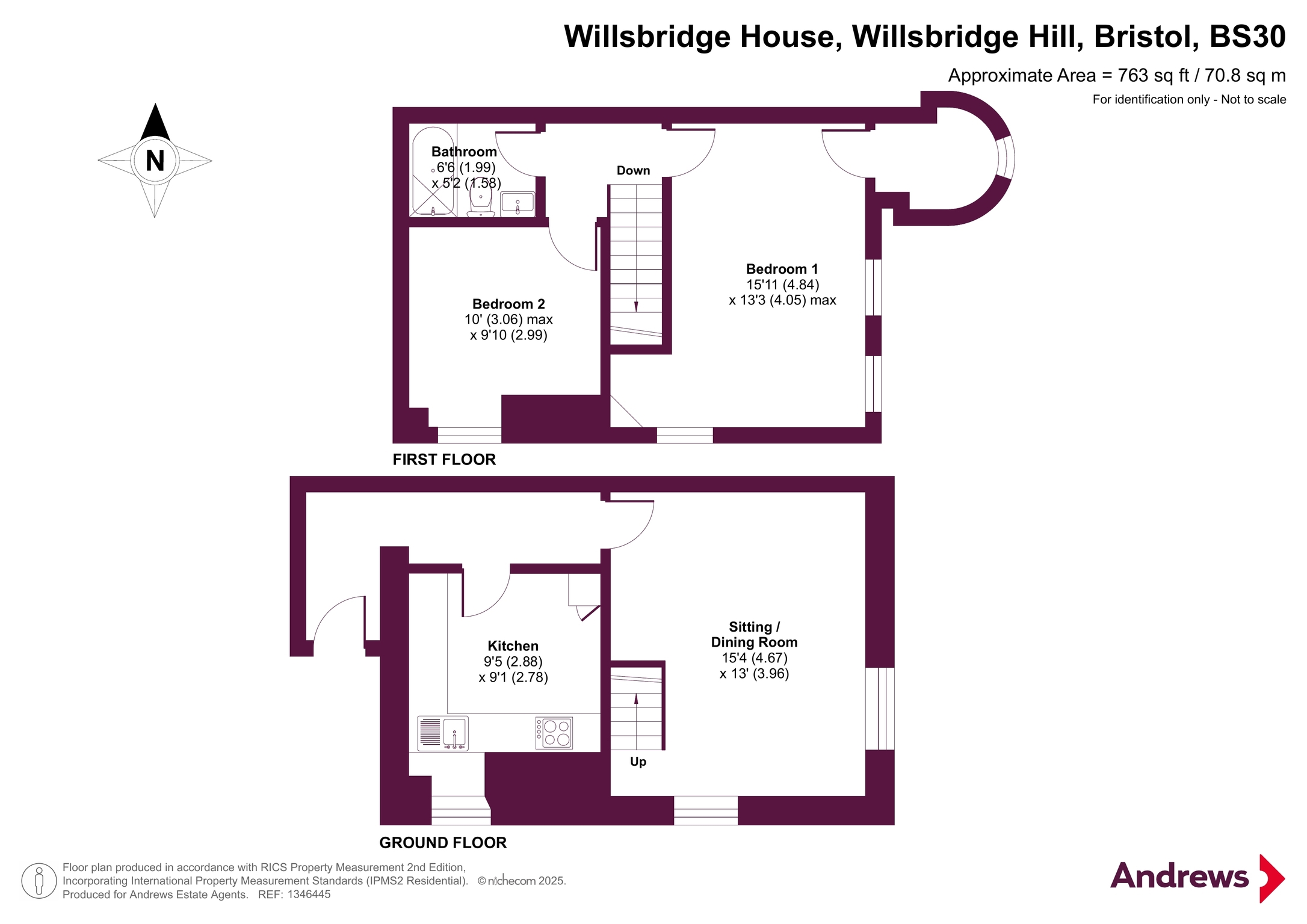 12A, Willsbridge House, Bristol floorplan