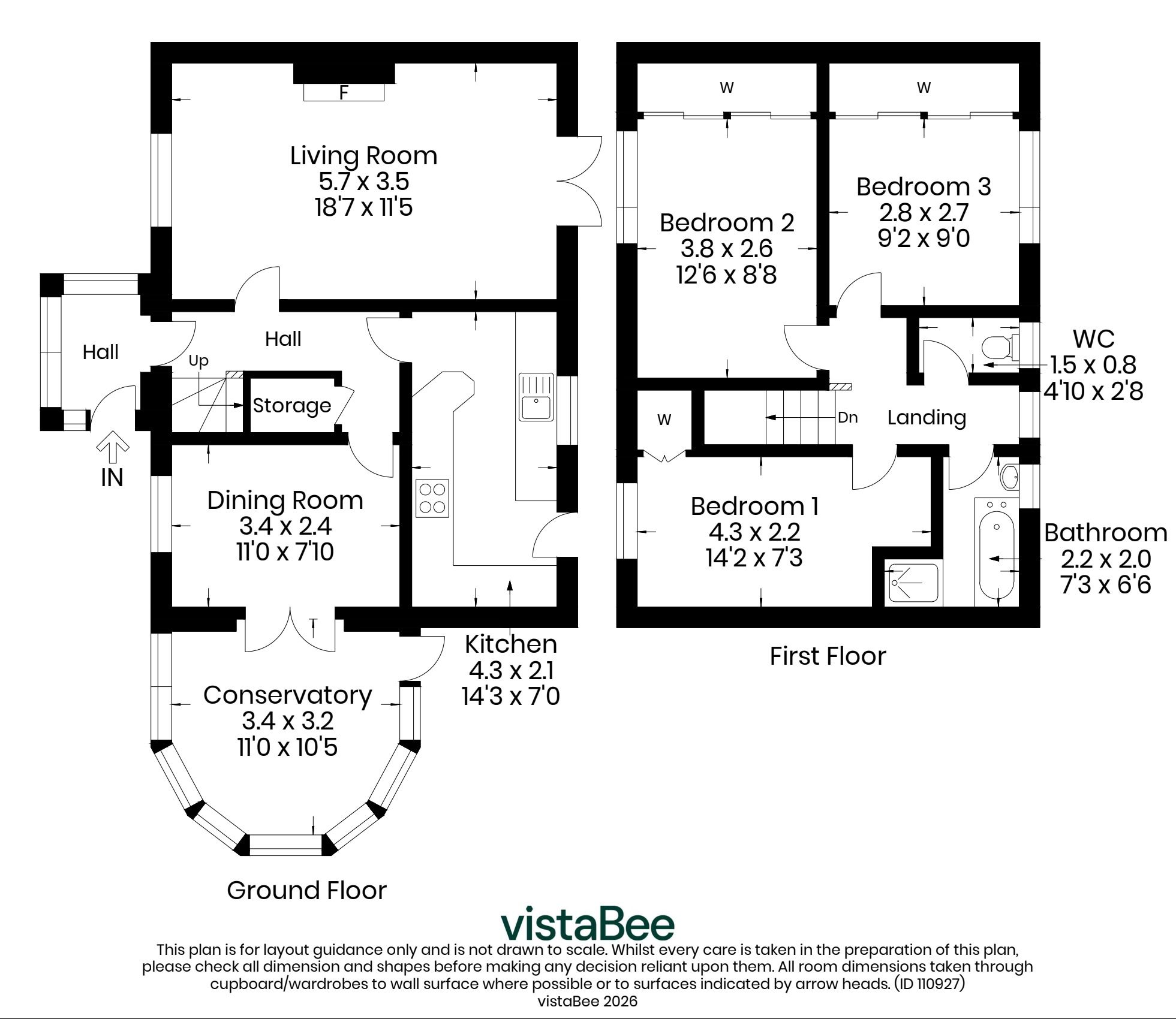 3 Burnside Lane, West Calder floorplan