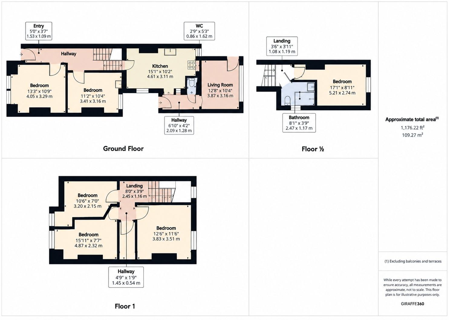 199 Elm Grove, Brighton floorplan