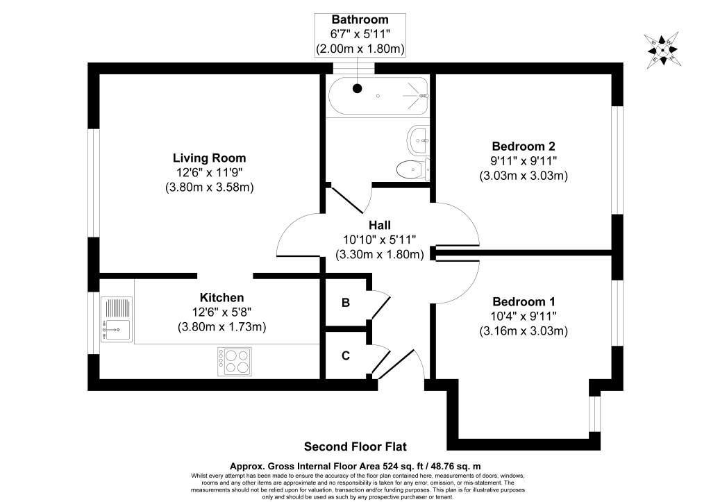 12, Charlotte Court, Highbridge floorplan