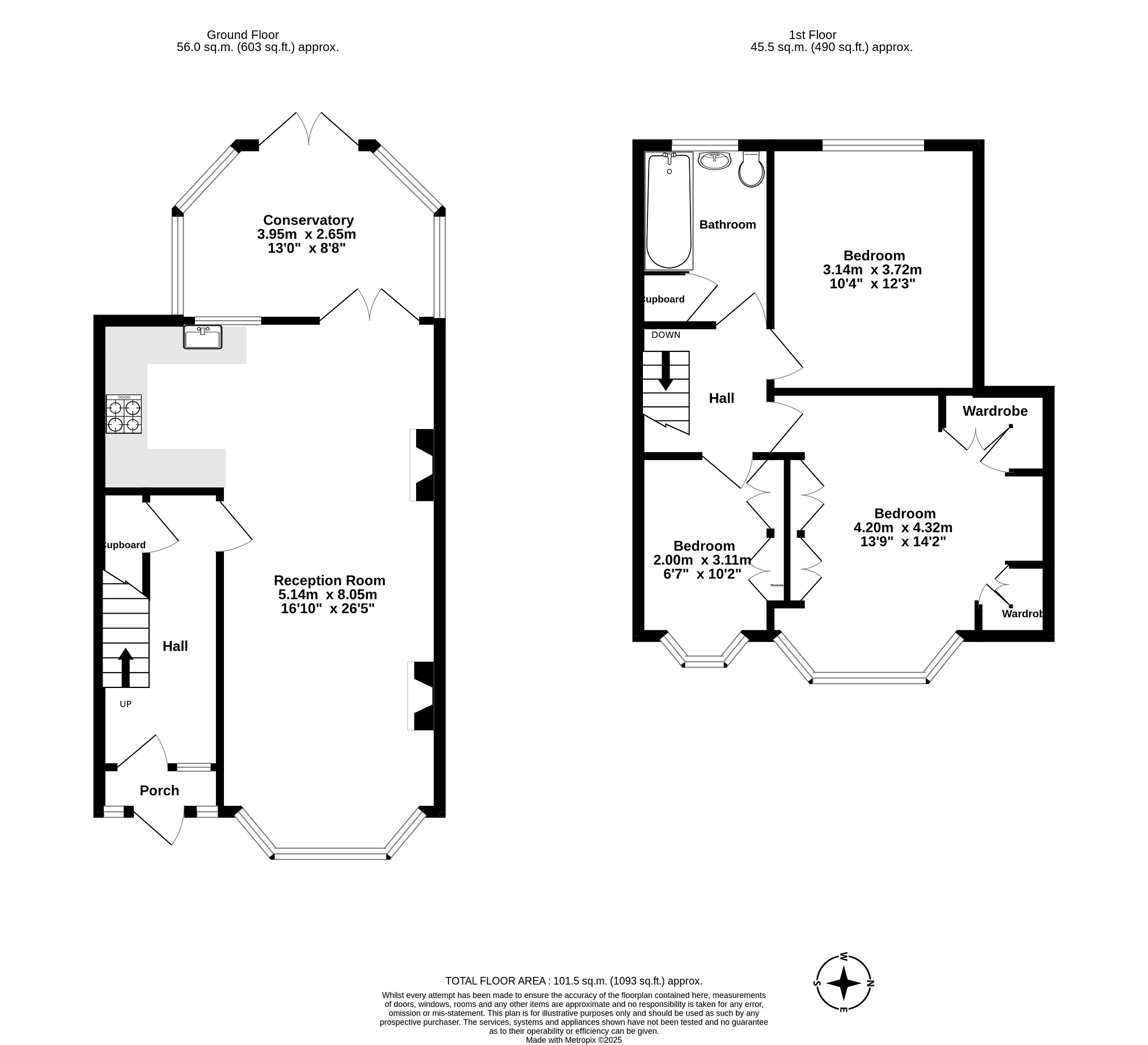 30, Cheshire Gardens, Chessington floorplan