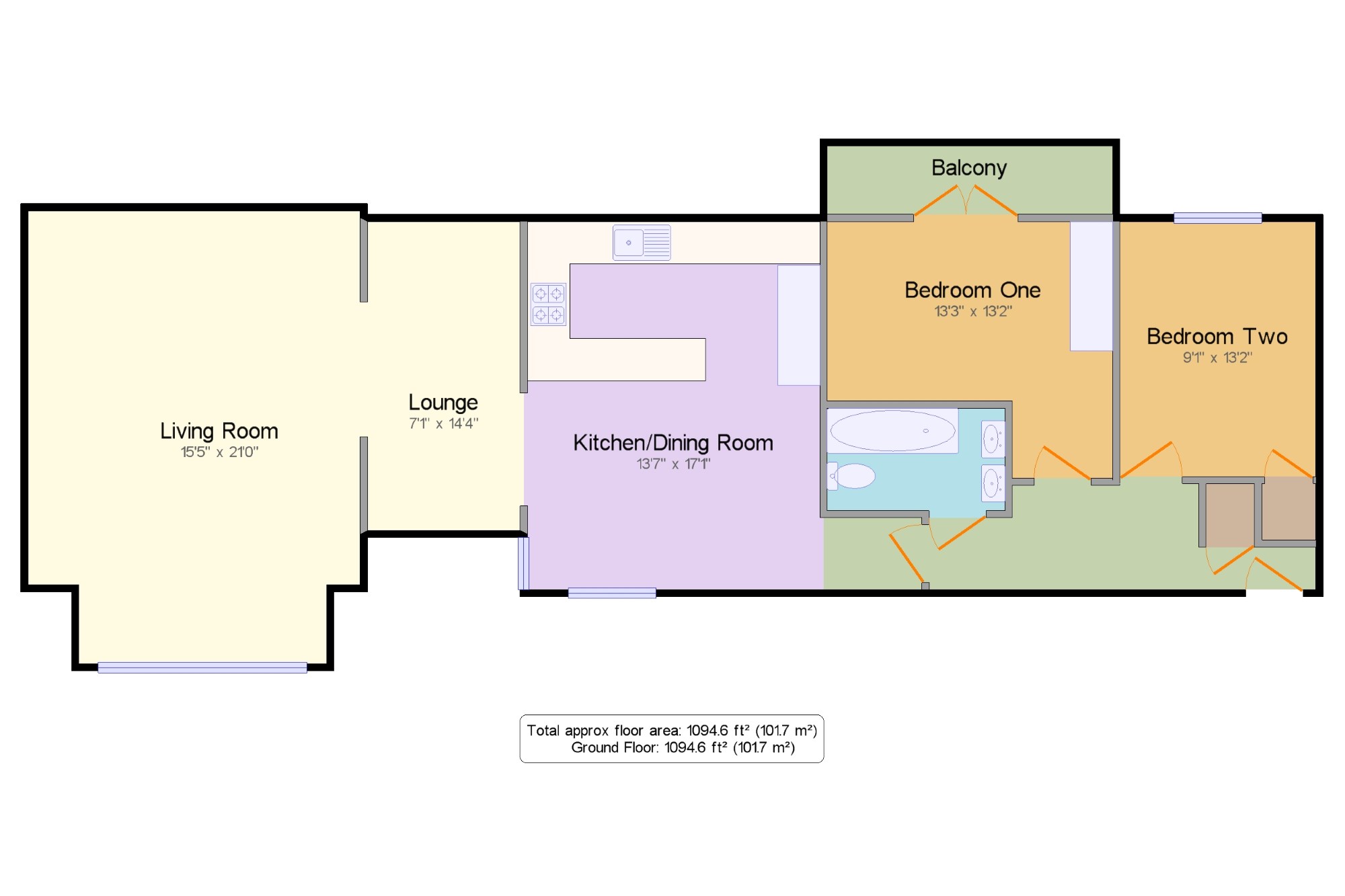 2 Bedrooms Flat for sale in Kingswood Place, Kingswood Road, Tunbridge Wells, Kent TN2