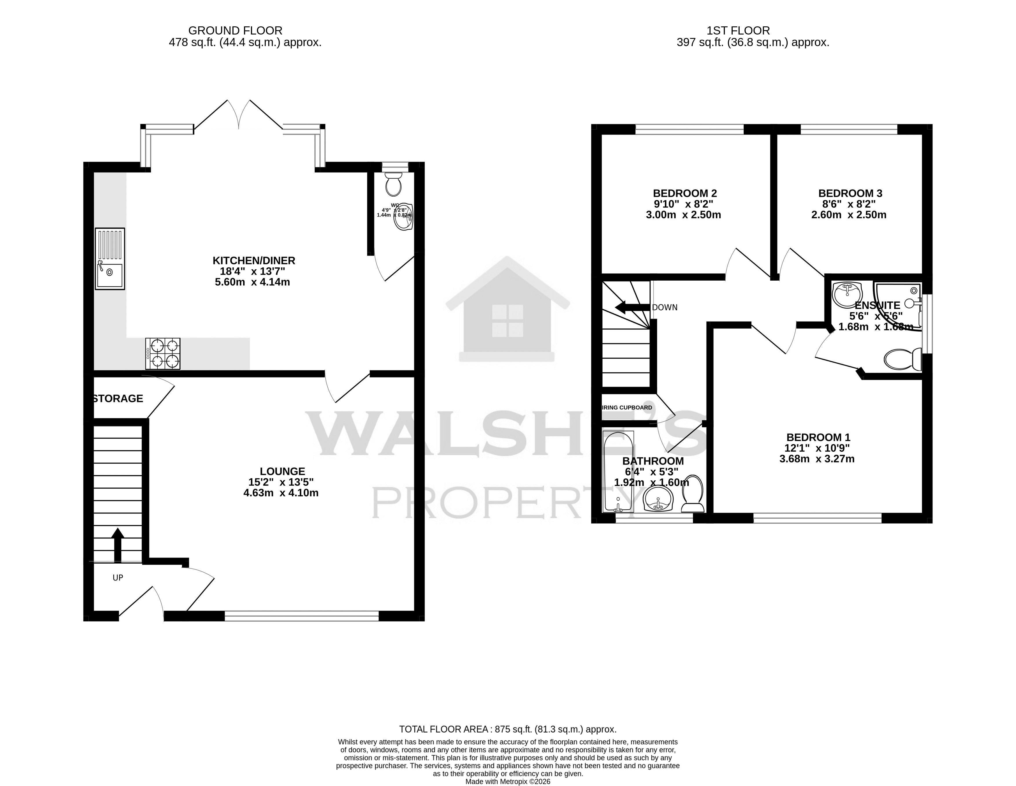 38, Garsdale Close, Scunthorpe floorplan