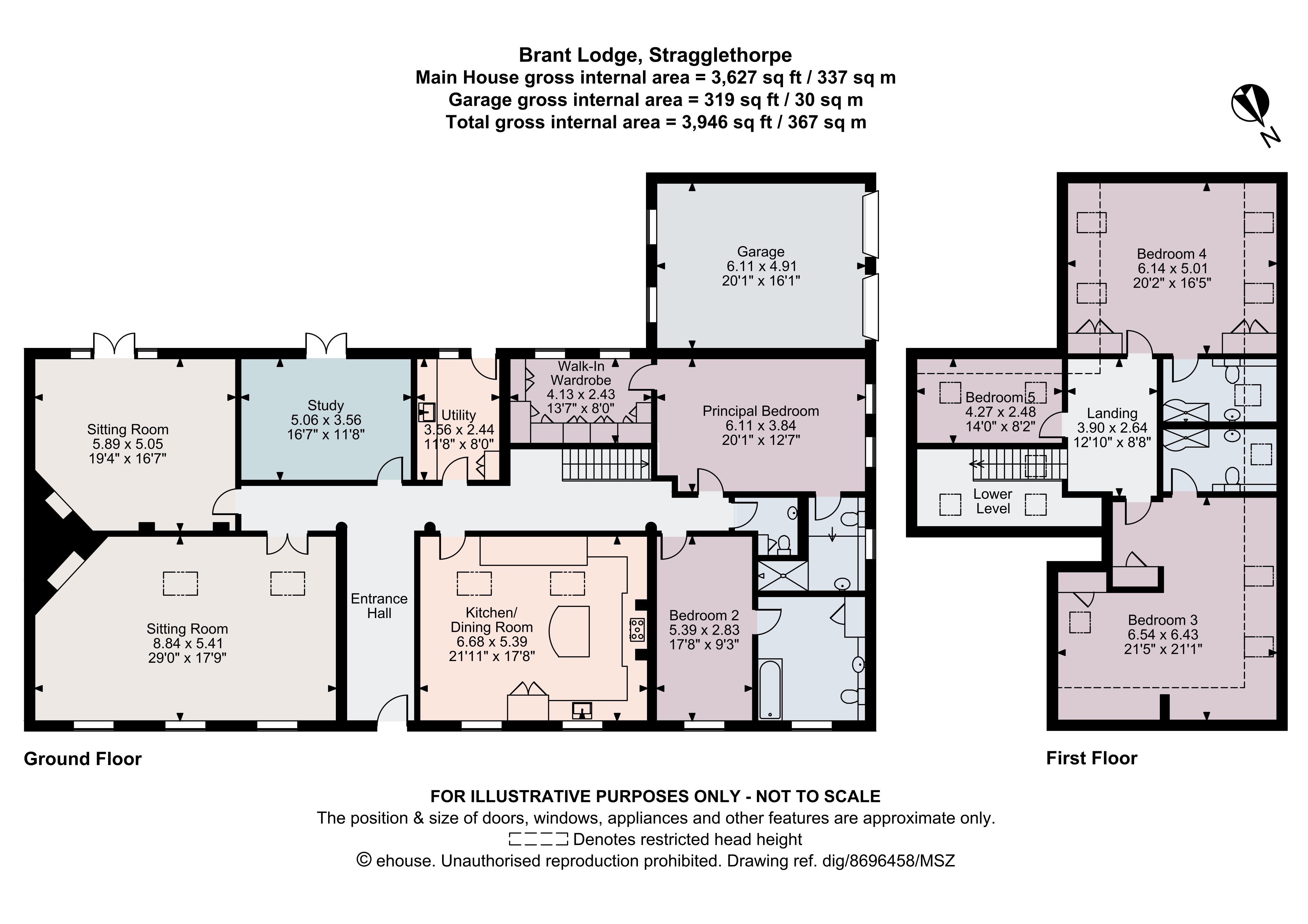 Brant Lodge, Lincoln floorplan
