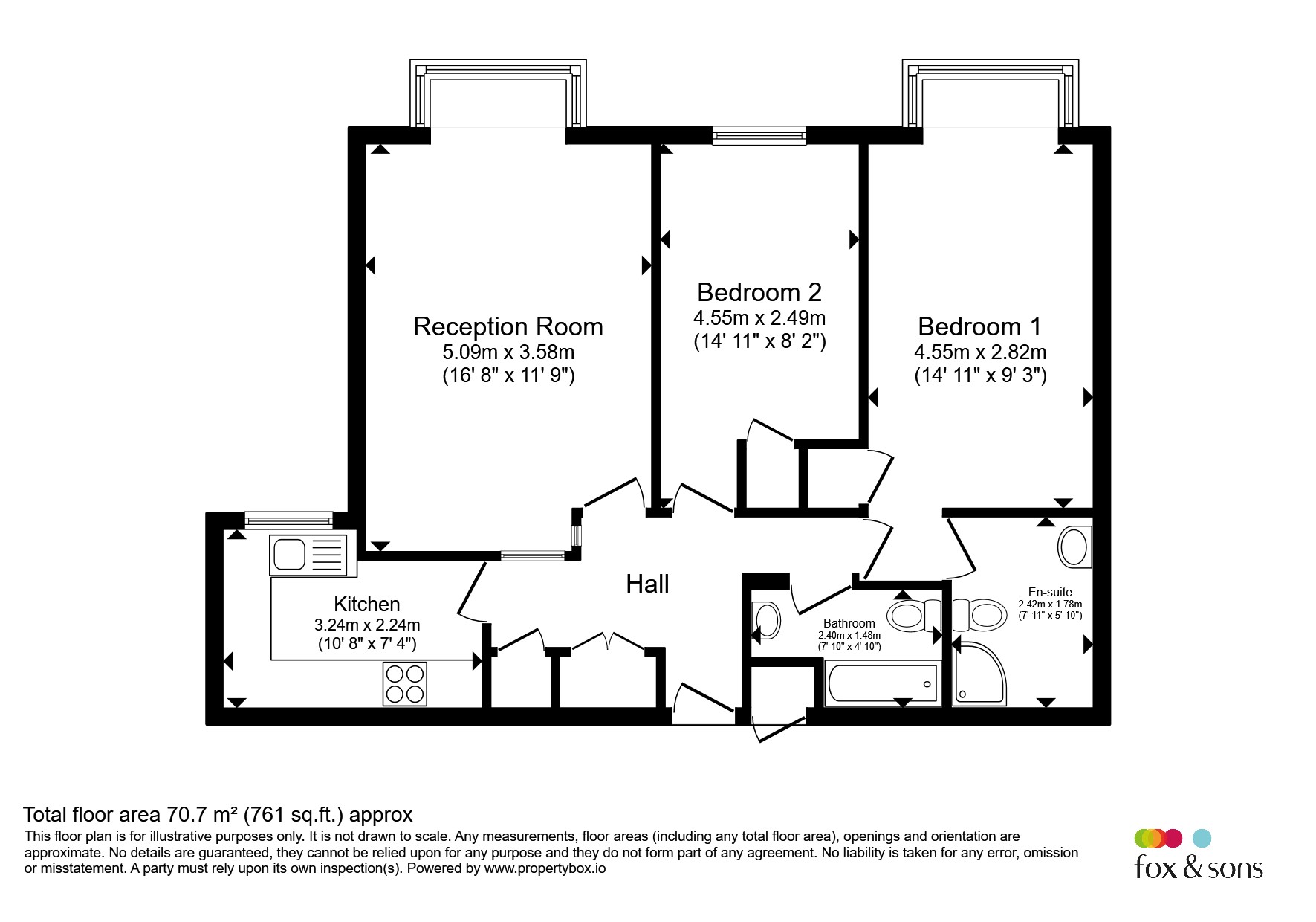 5, Somerhill Lodge, Somerhill Road, Hove floorplan