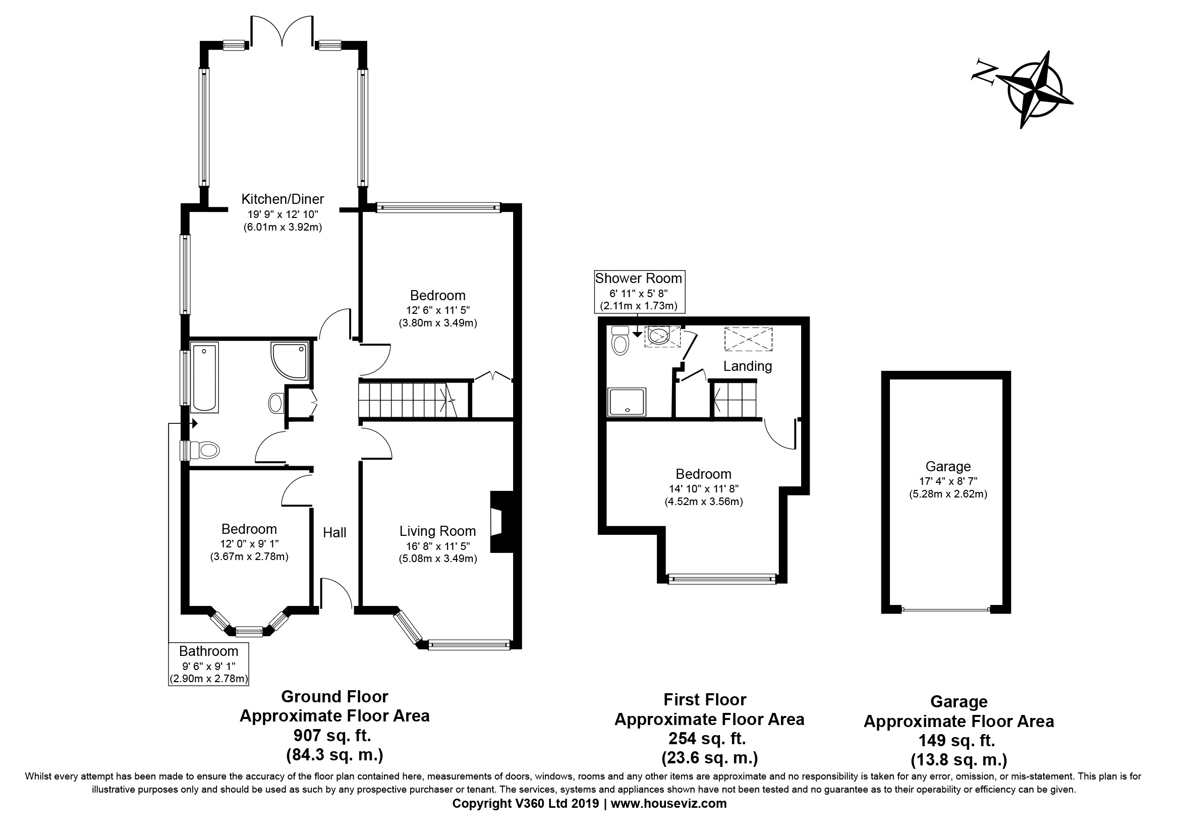 3 Bedrooms Bungalow for sale in Eley Drive, Rottingdean, Brighton, East Sussex BN2