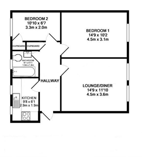 2 Bedrooms Flat to rent in Oxford Road, Tilehurst, Reading RG31