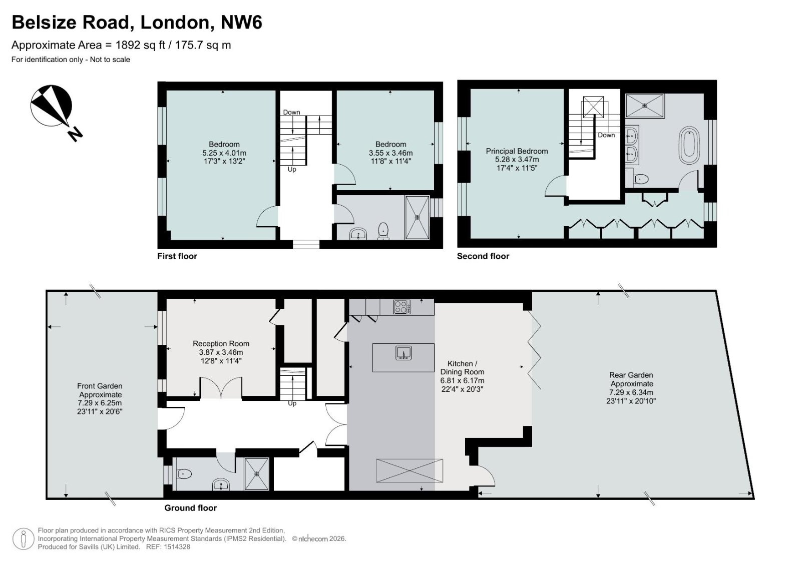 Belsize Road, London floorplan