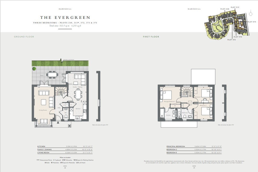 The Evergreen Plot 313 Hareshill,, Hitches Lane, Fleet floorplan