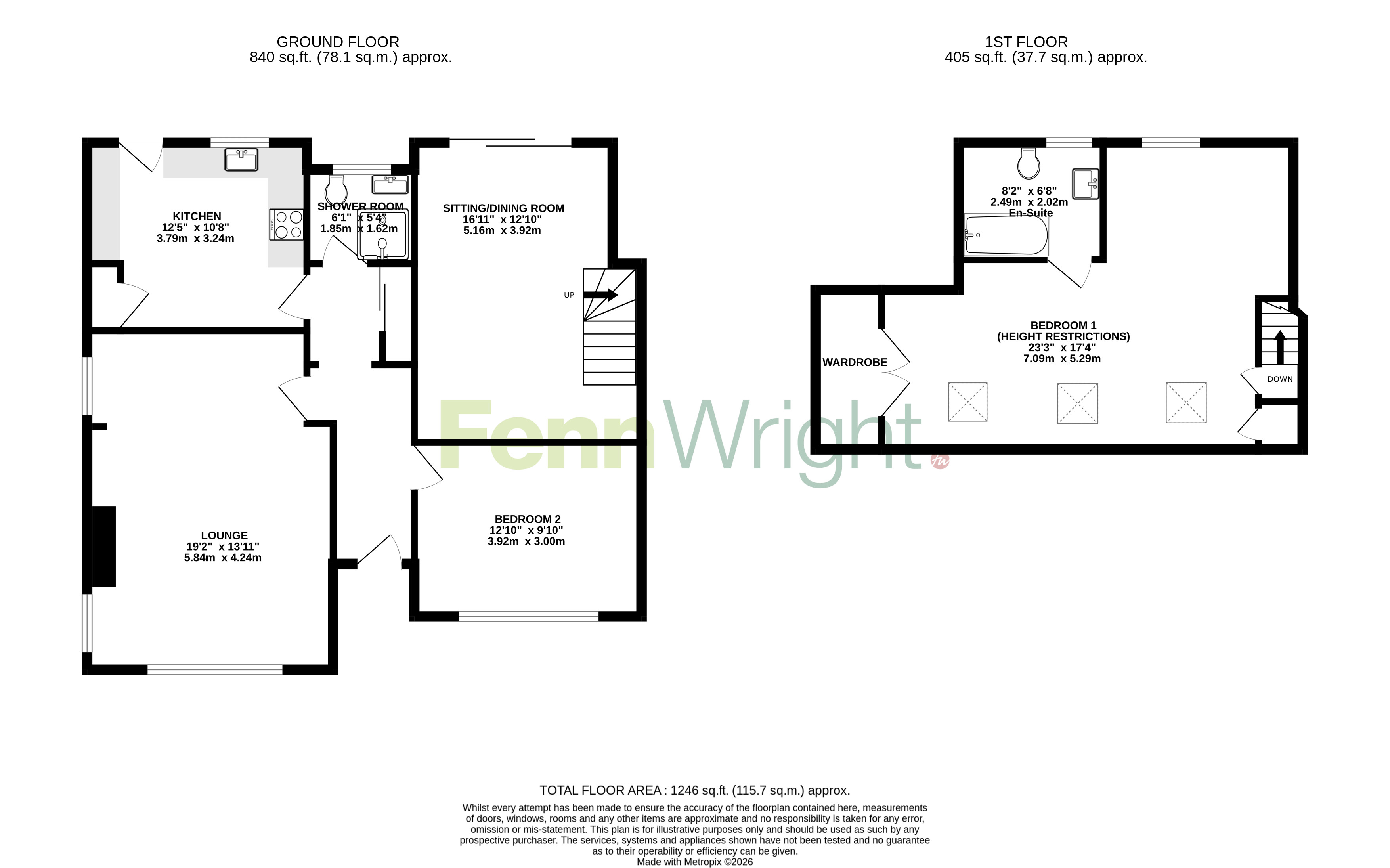23, Church Road, Witham floorplan