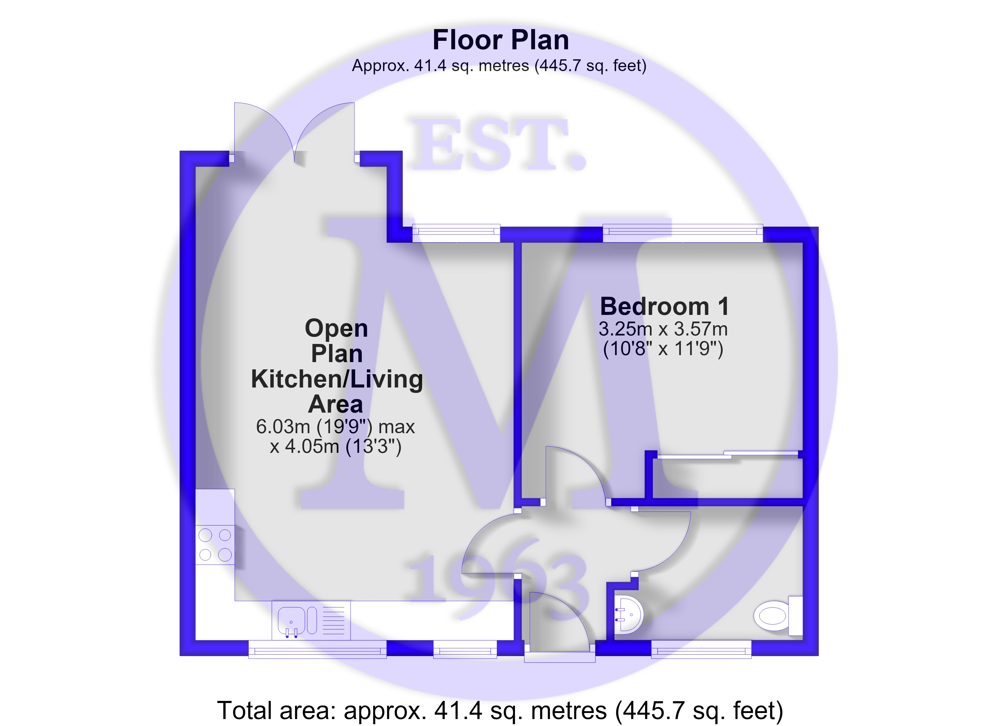 28a, Bouverie Close, New Milton floorplan