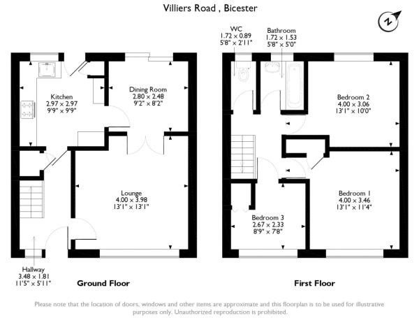 3 Bedrooms End terrace house for sale in Villiers Road, Bicester OX26