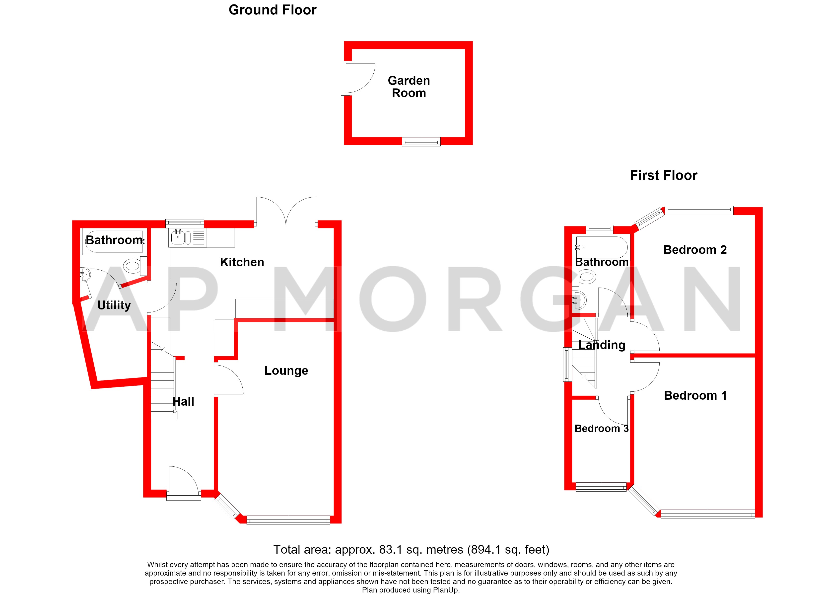 26, Haldon Grove, West Midlands floorplan