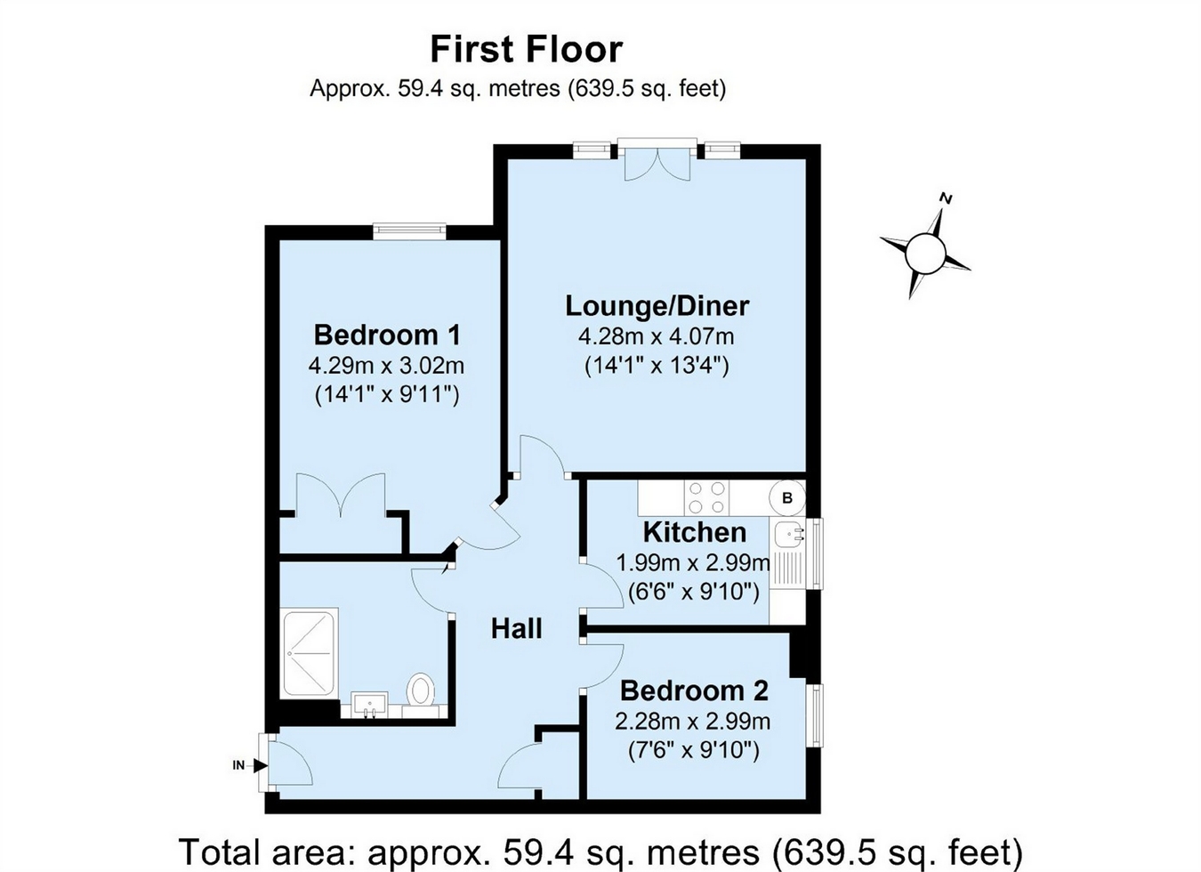 2 Bedrooms Flat for sale in Ravenscroft Road, Beckenham, Kent BR3