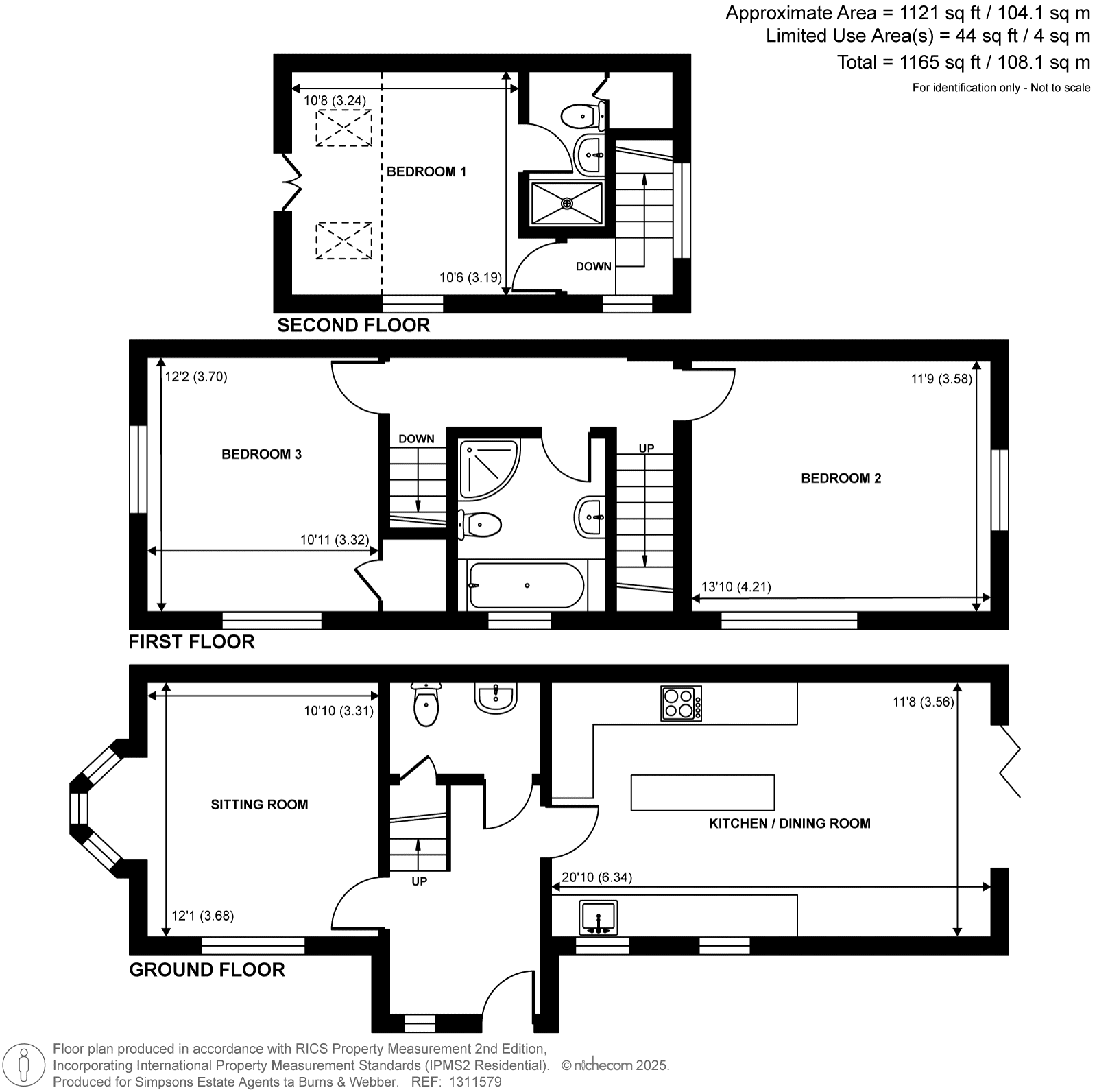 5, Broadwell Road, Farnham floorplan