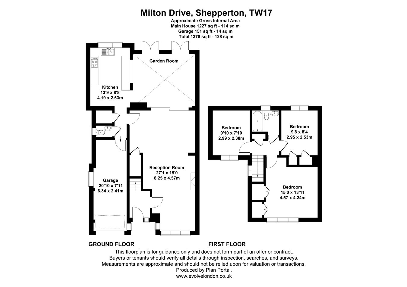 12, Milton Drive, Shepperton floorplan