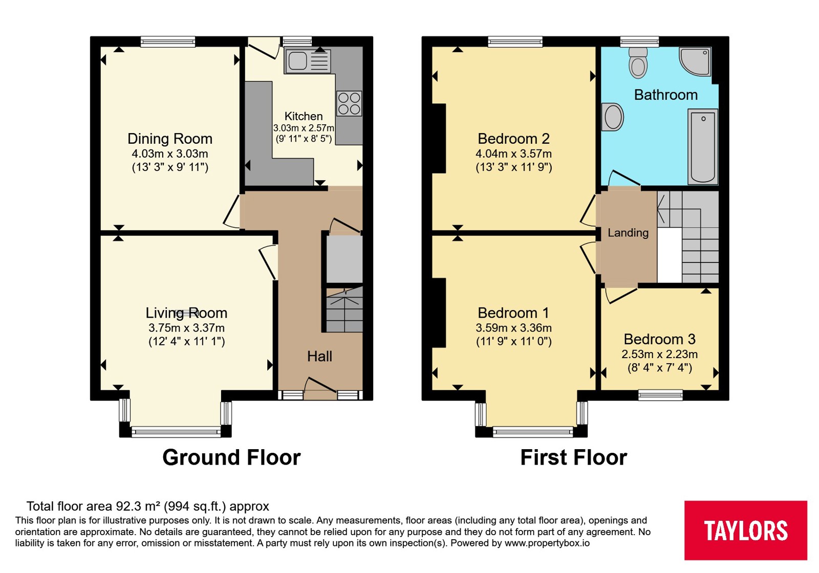 6, Grosvenor Street, Bedfordshire floorplan