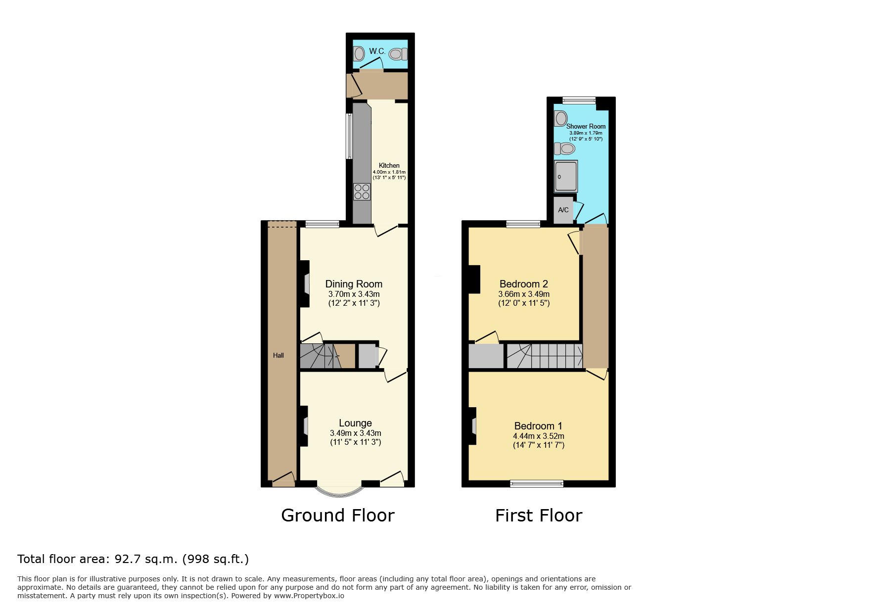 4 Sylvan Street, Leicester floorplan
