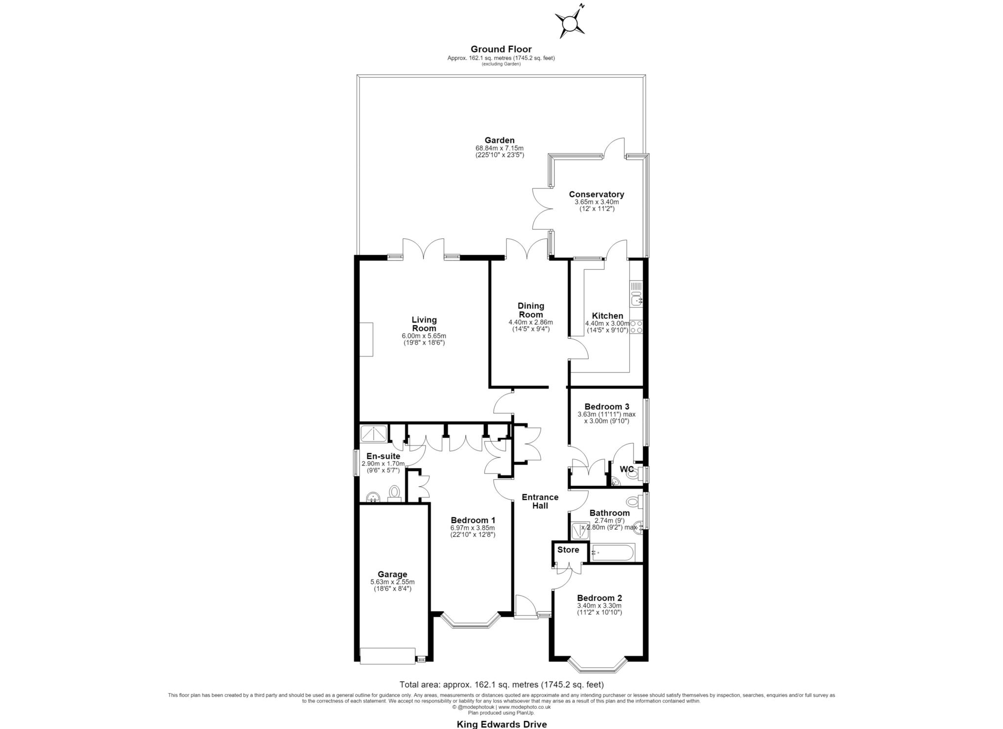 65, King Edwards Drive, Grays floorplan