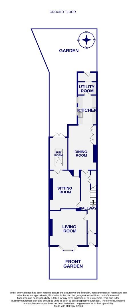 110, Bishopthorpe Road, York floorplan