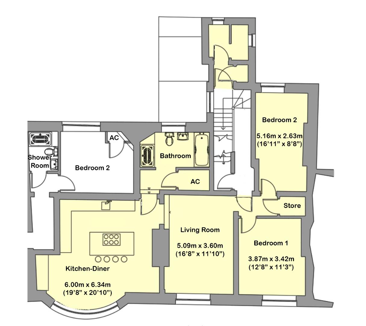 1 Kilwardby House, 6, Kilwardby Street, Ashby De La Zouch floorplan