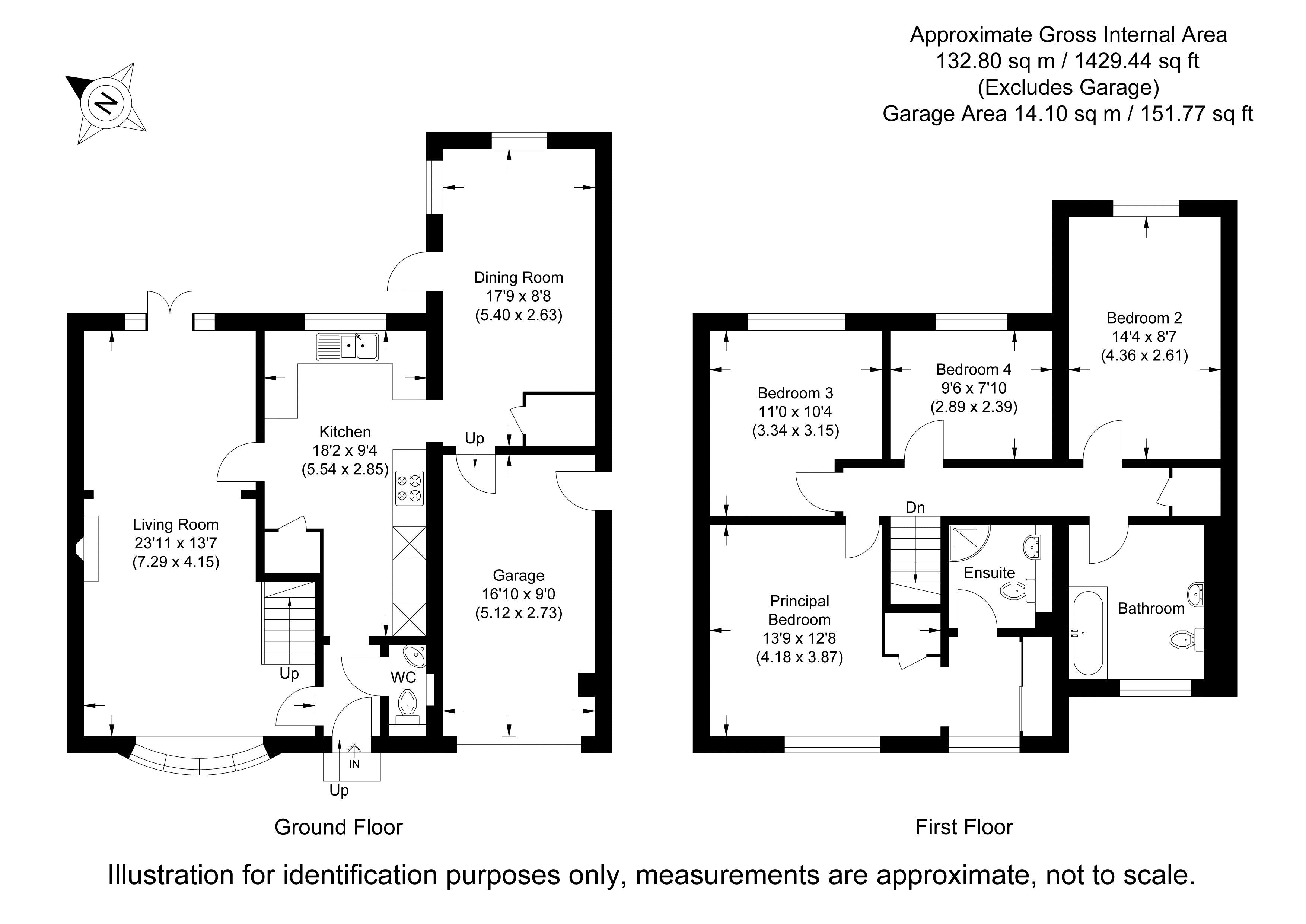 20, Turpins Rise, Windlesham floorplan