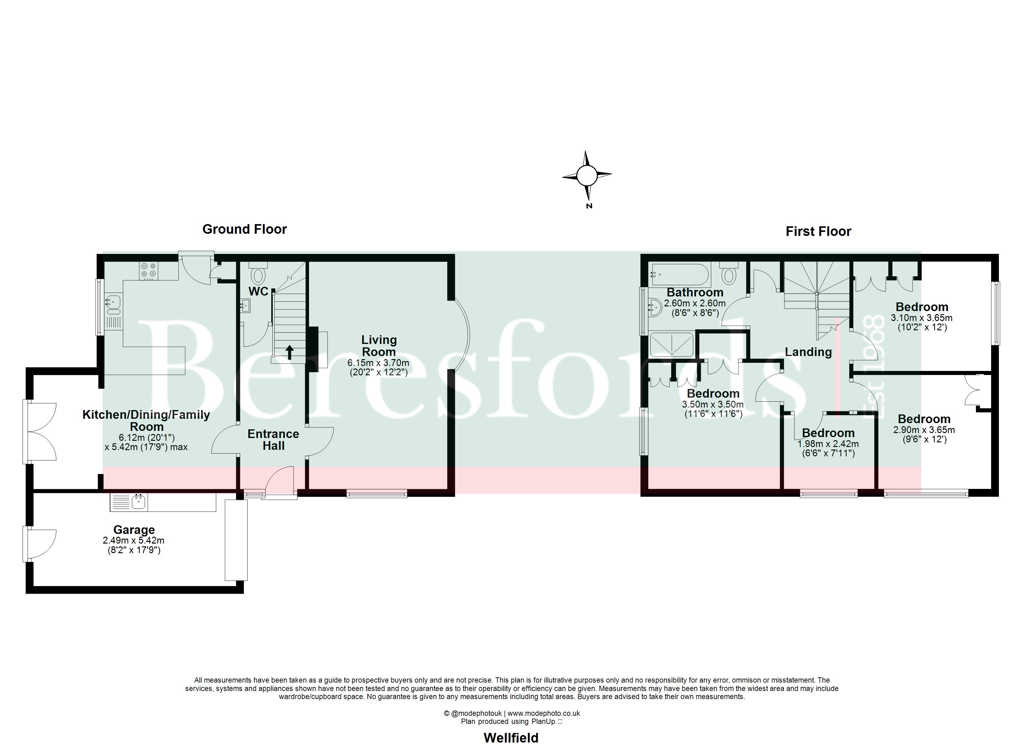 12, Wellfield, Chelmsford floorplan