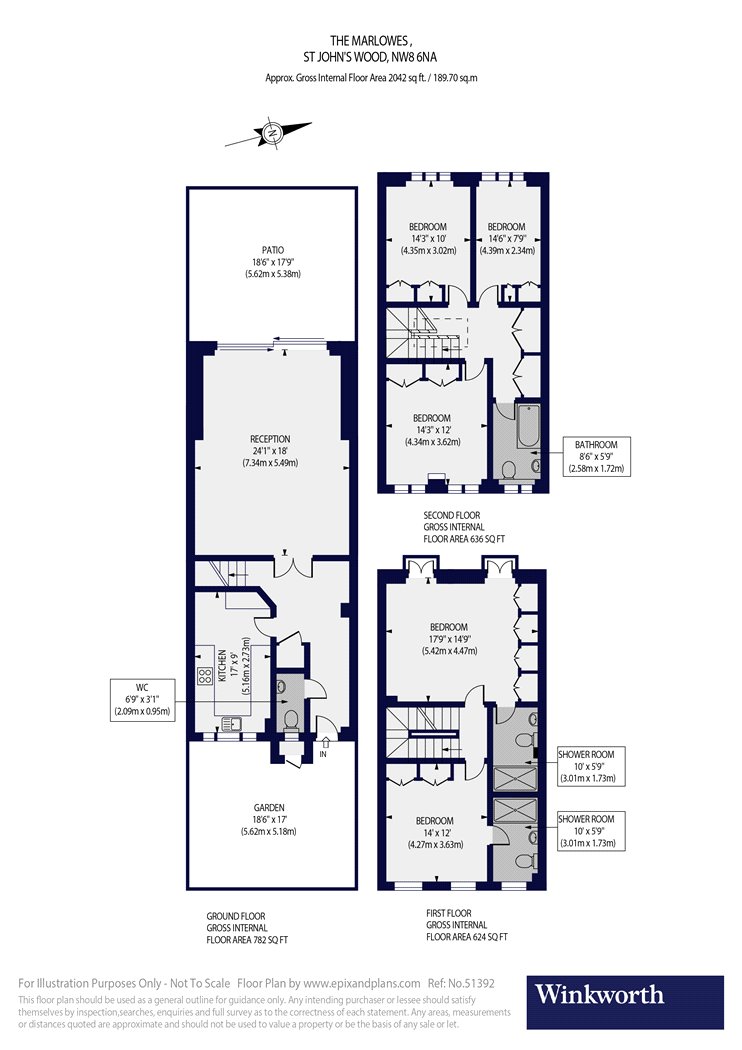 12, The Marlowes, St John's Wood floorplan