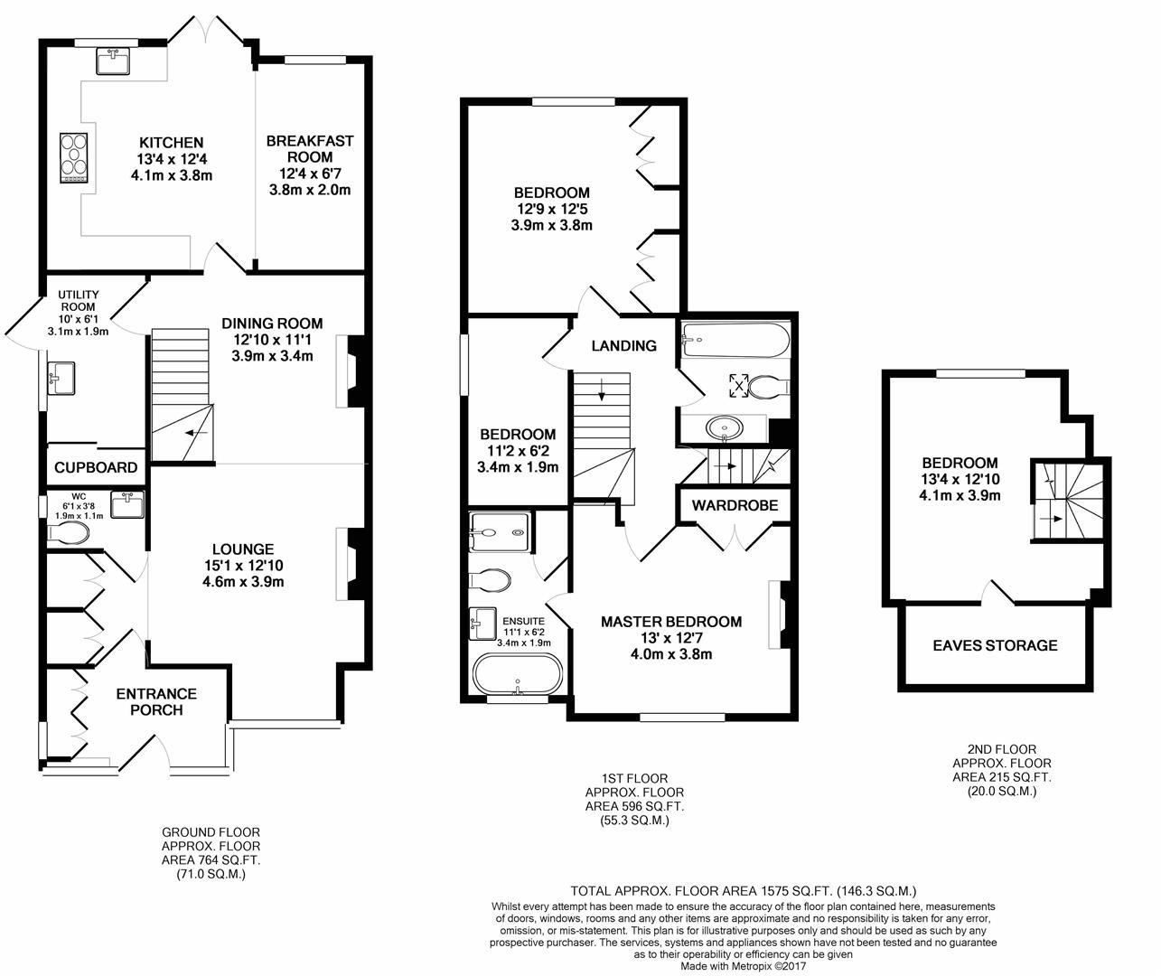 The Old Shop, The Green, Letchmore Heath floorplan